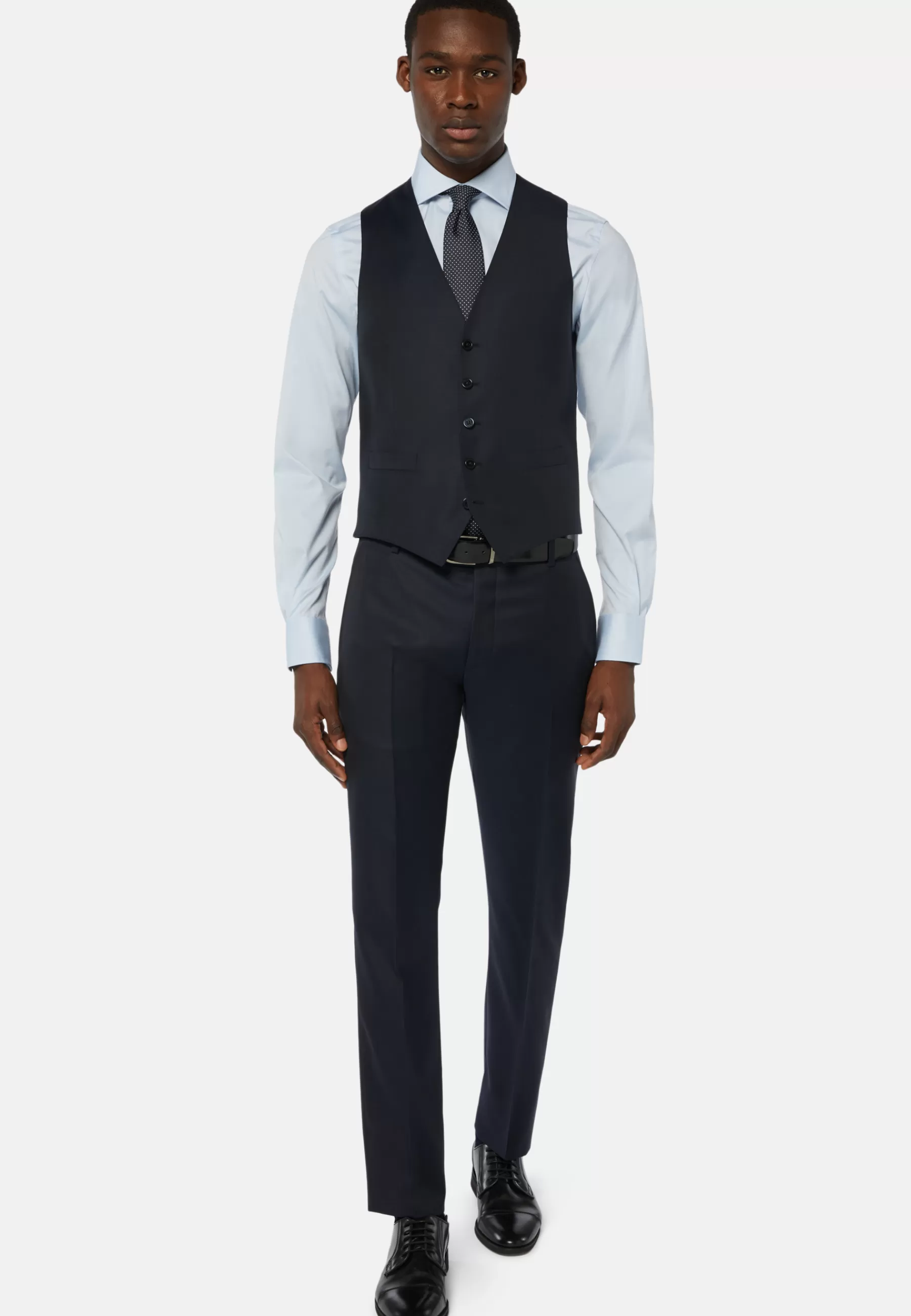 Suits and Waistcoats | Must-Have^Boggi Milano Navy Wool Twill Waistcoat Navy blue