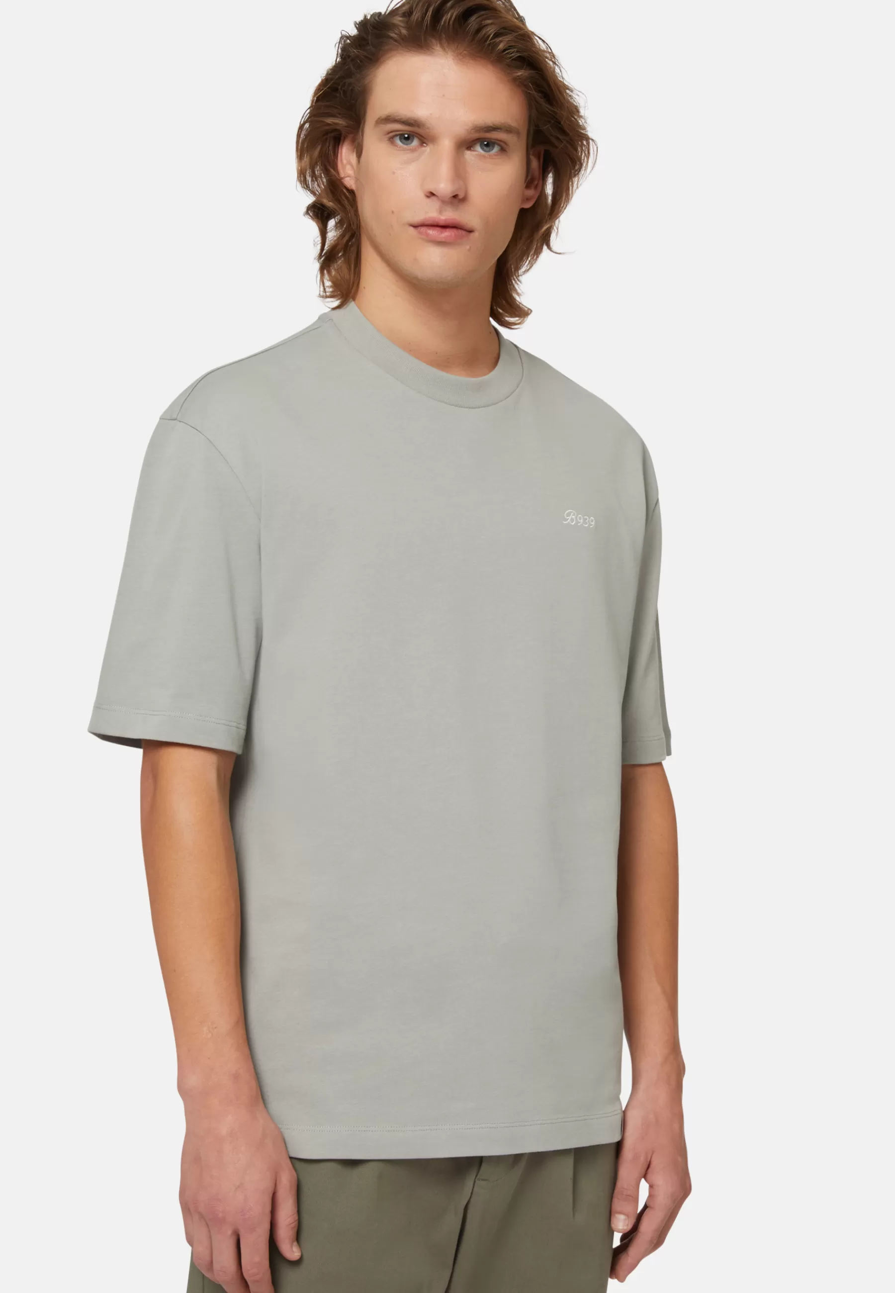 T-Shirts^Boggi Milano Organic Cotton Blend T-Shirt Green