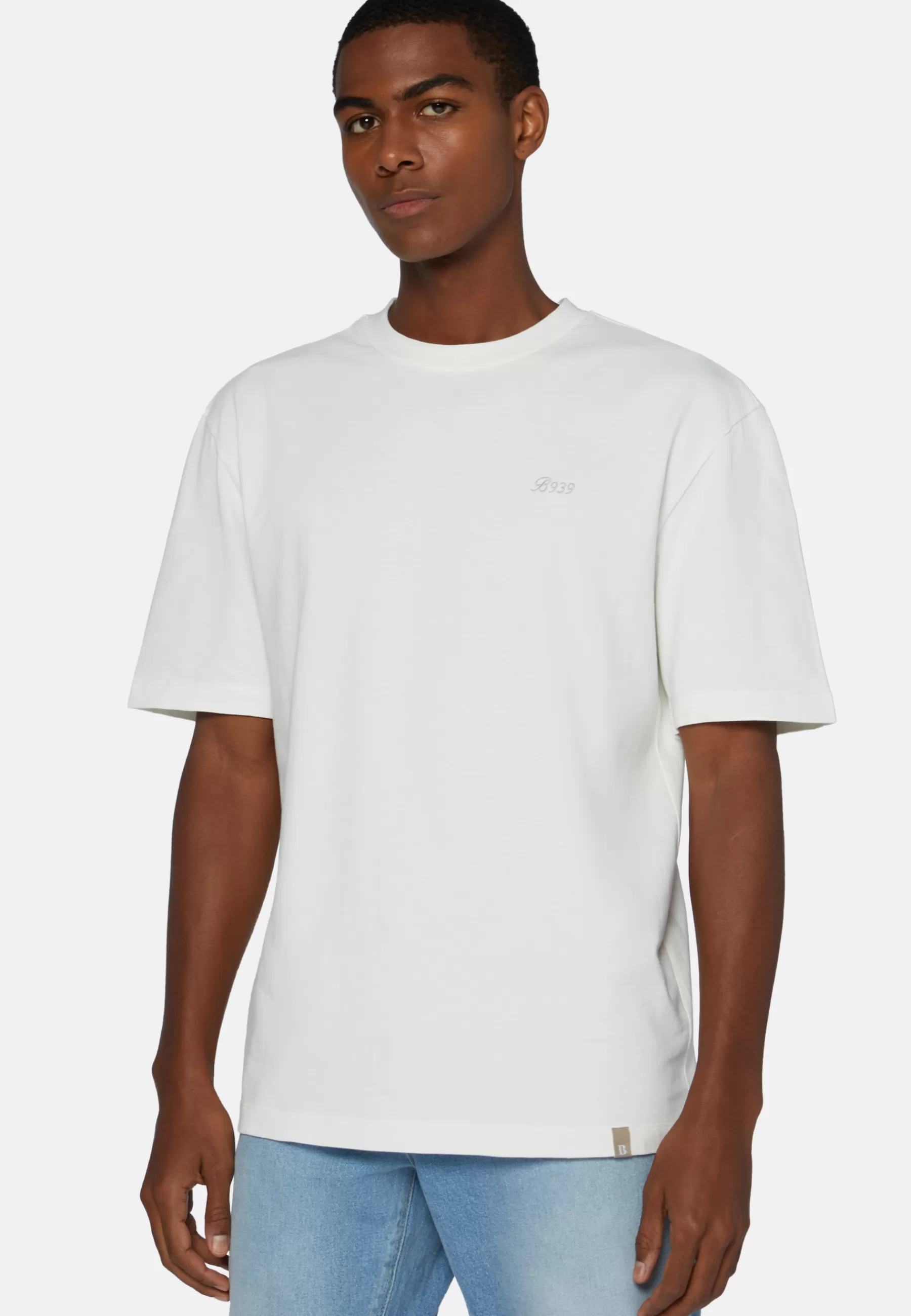 T-Shirts^Boggi Milano Organic Cotton Blend T-Shirt White