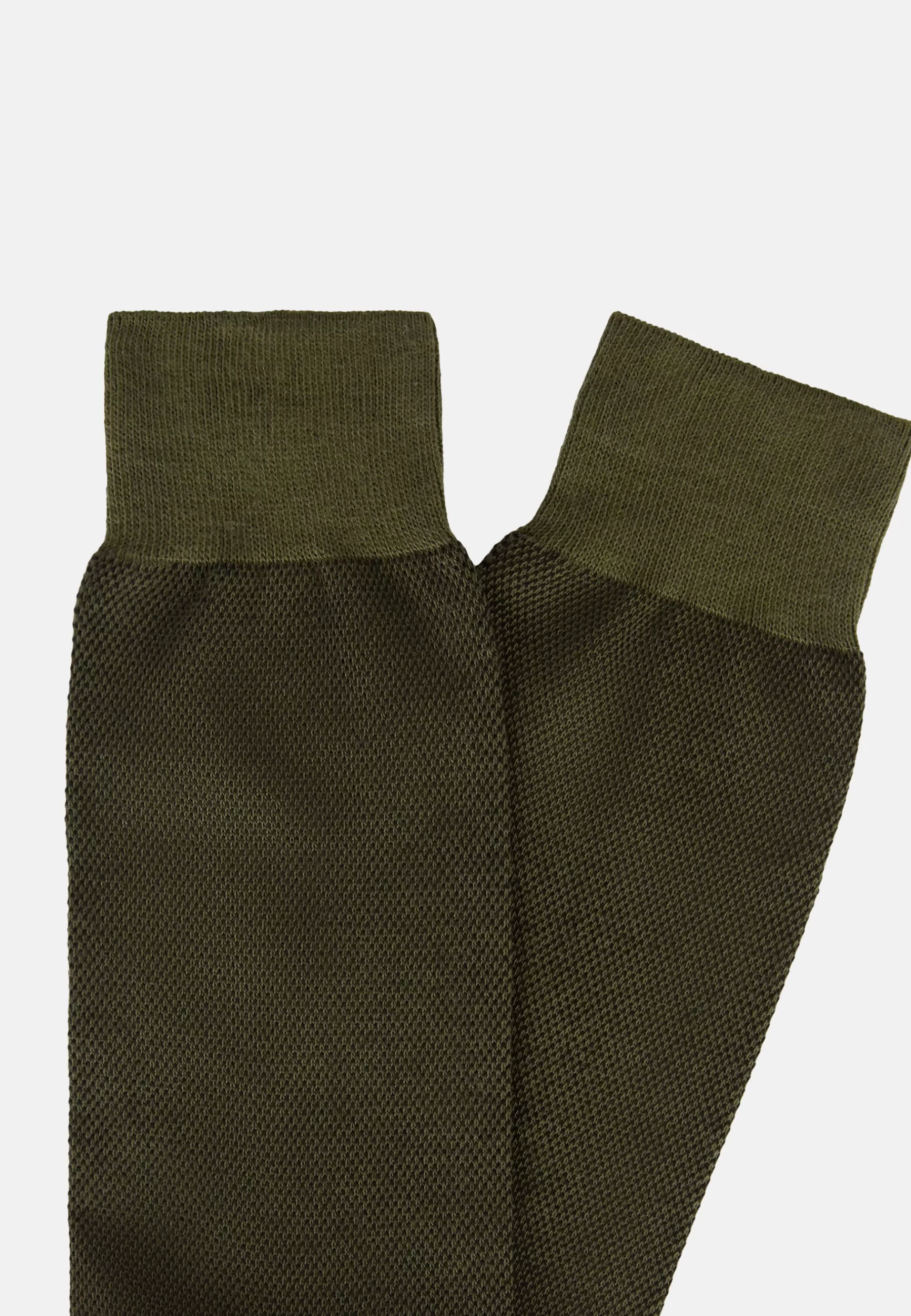 Socks^Boggi Milano Organic Cotton Oxford Socks Military Green