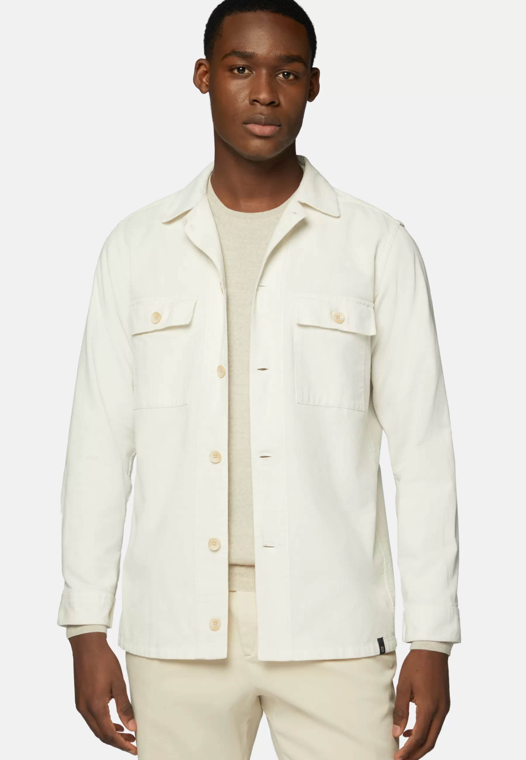 Overshirts | Casual Shirts^Boggi Milano Overshirt in Velvet White