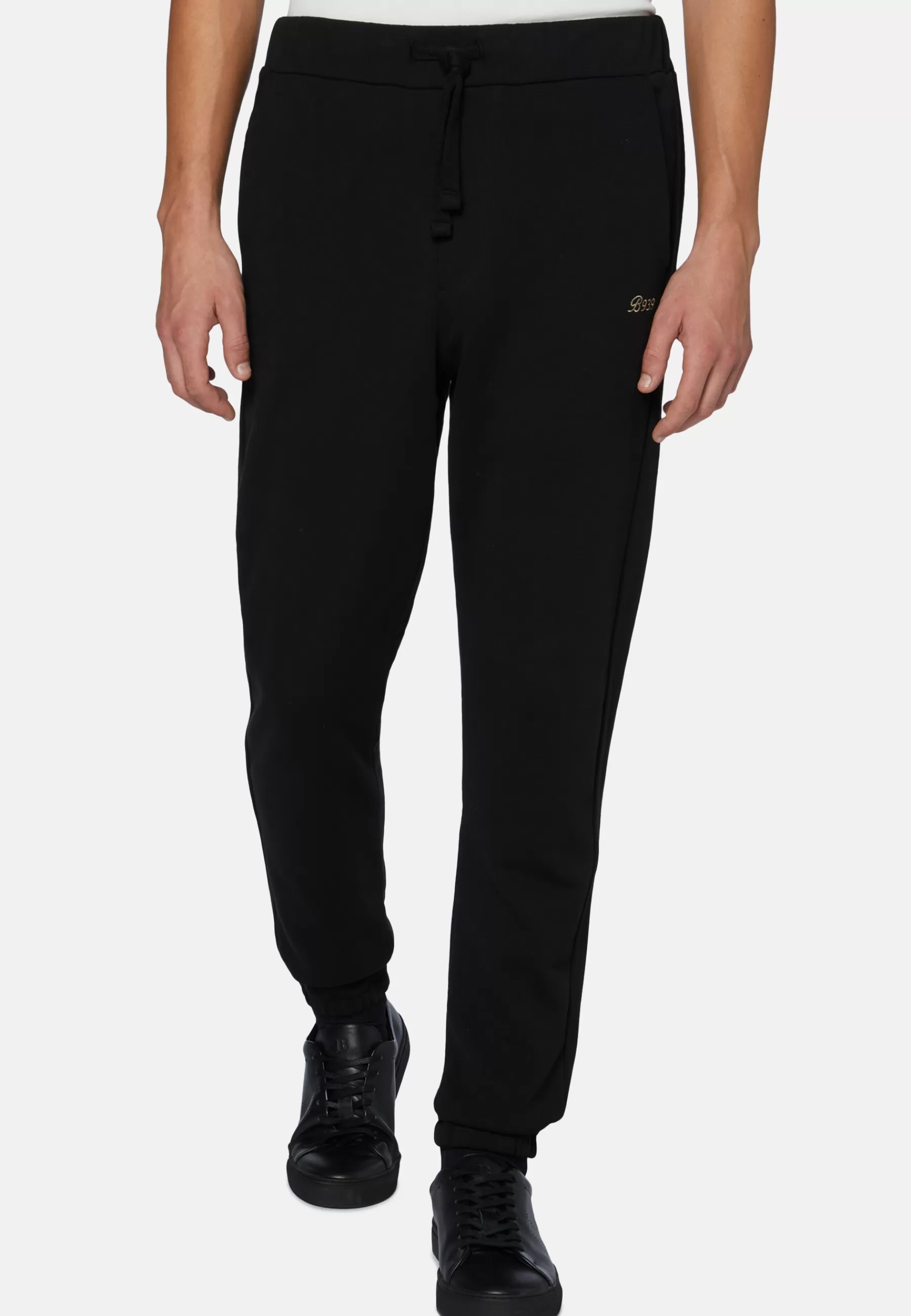 Sweatshirts and Joggers^Boggi Milano Pants in Organic Cotton Blend Black