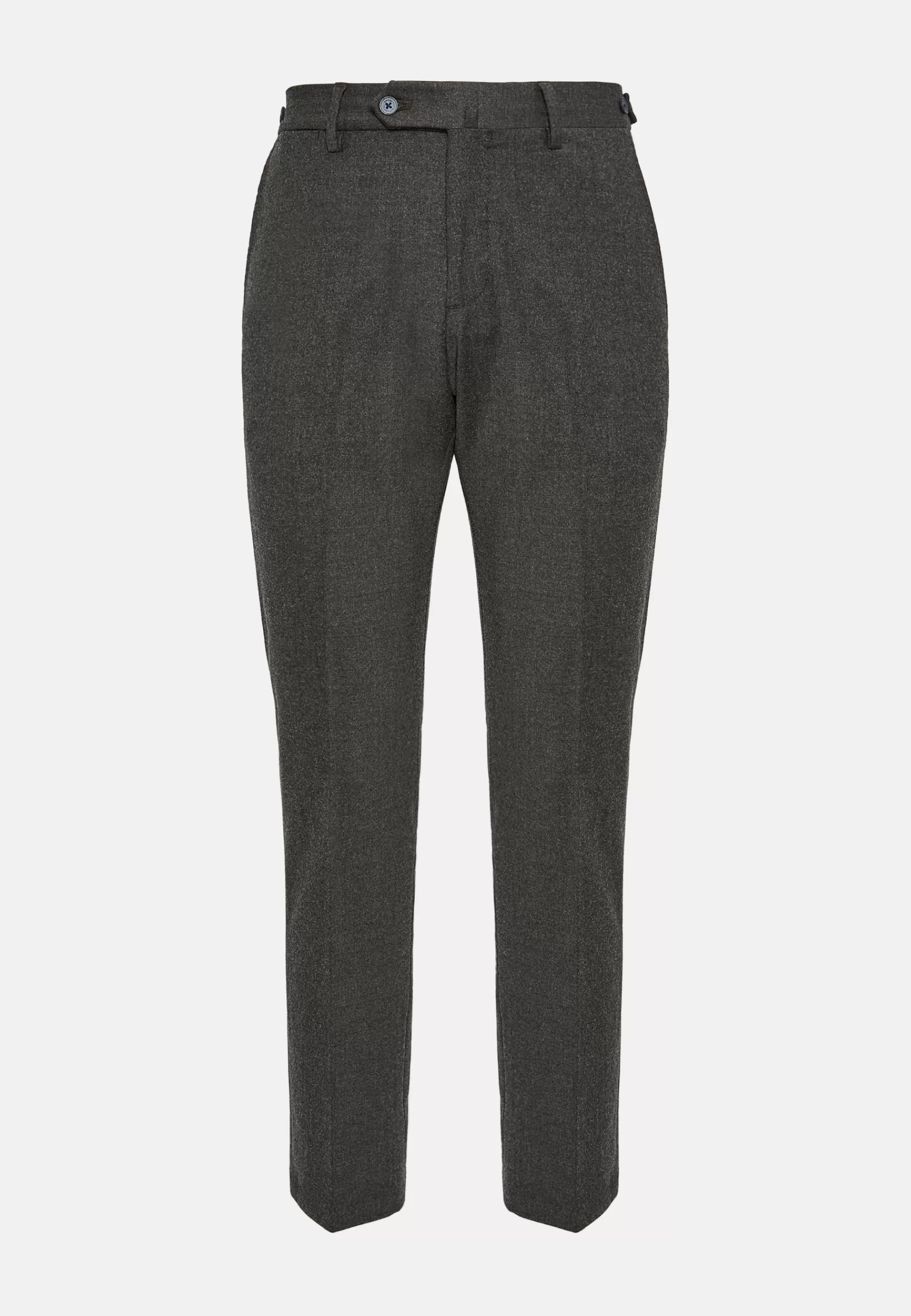 Pants^Boggi Milano Pants in Stretch Flannel Dark Grey