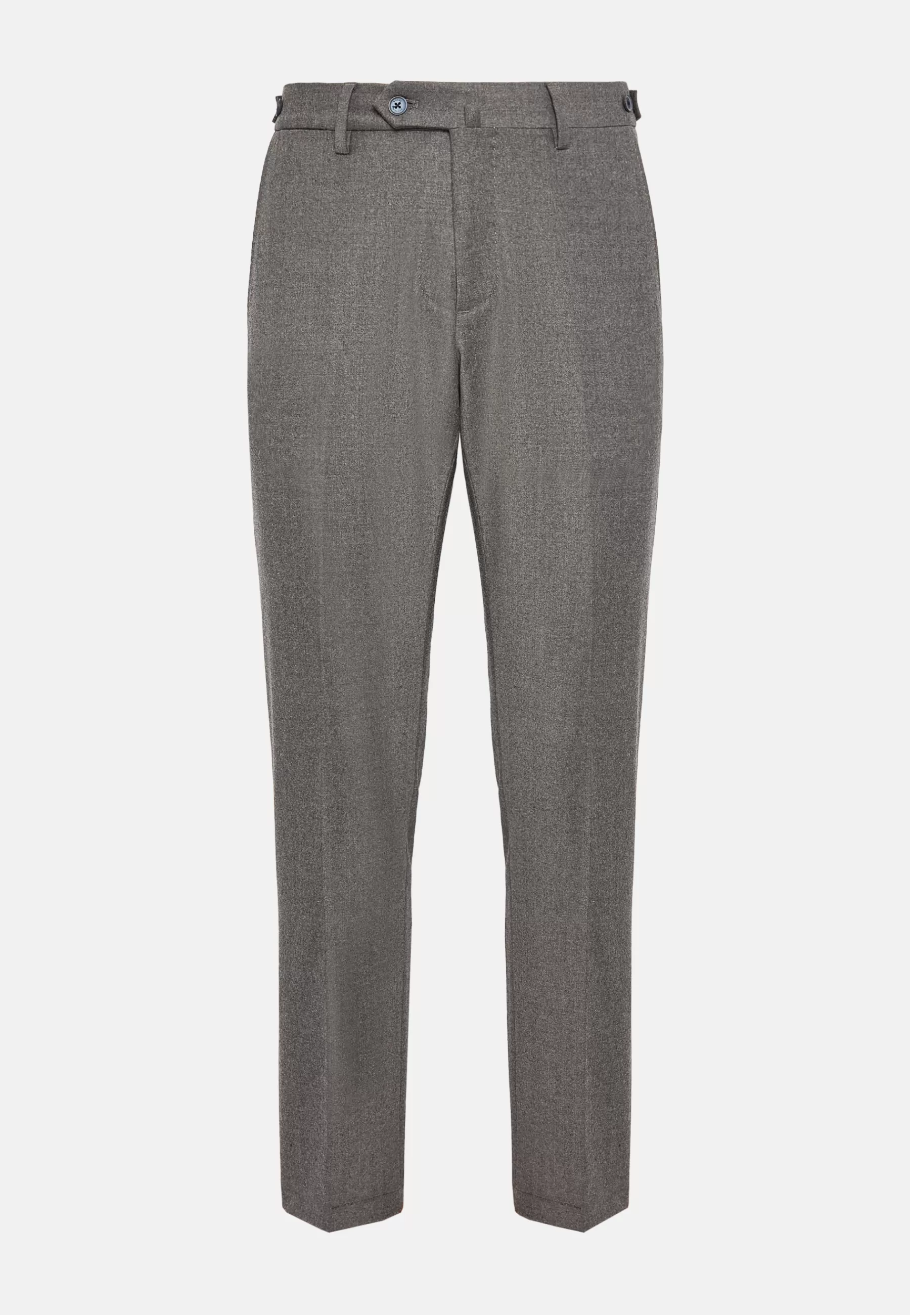 Pants^Boggi Milano Pants in Stretch Flannel Grey