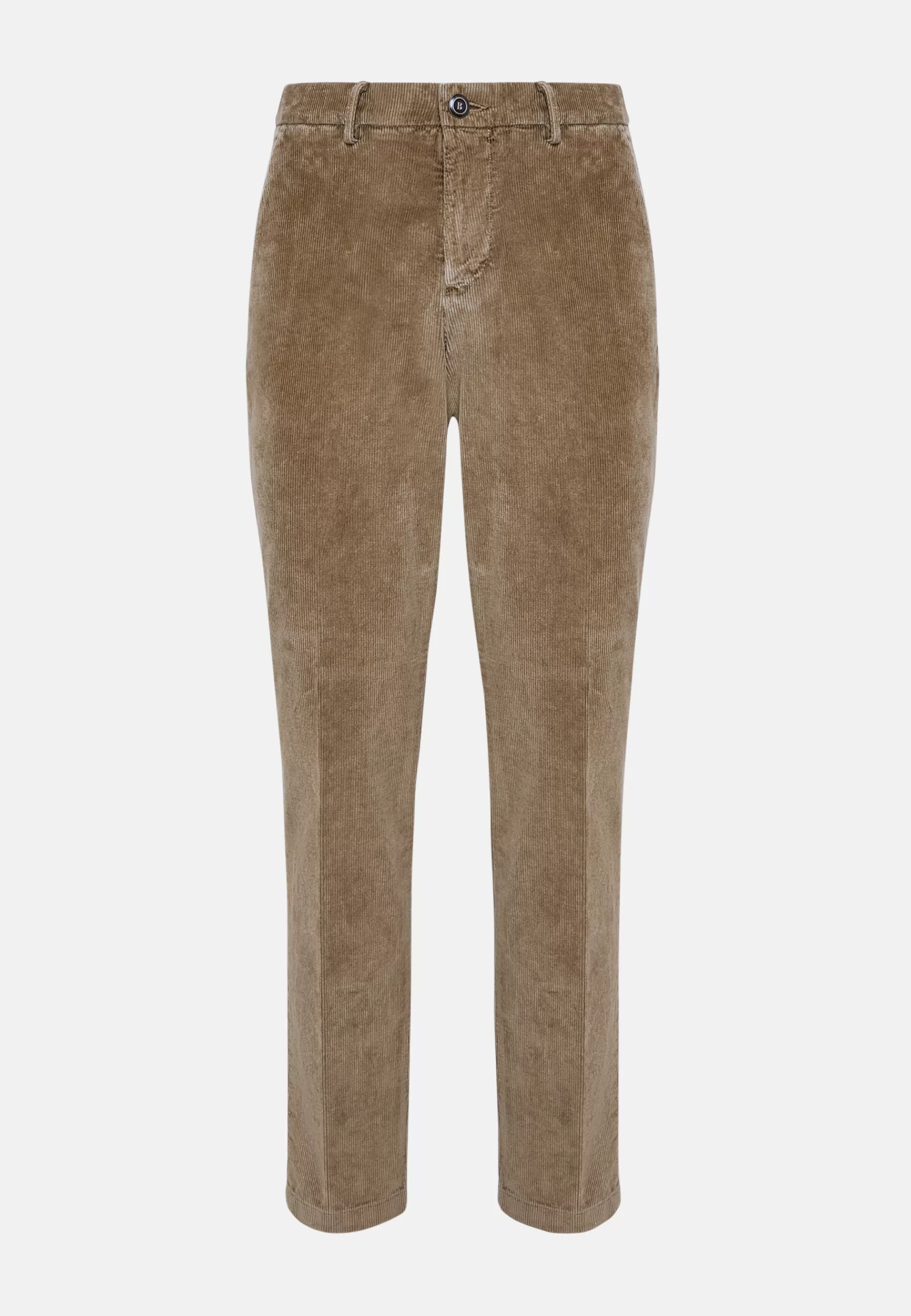 Pants^Boggi Milano Pants in Stretch Velvet Hazelnut