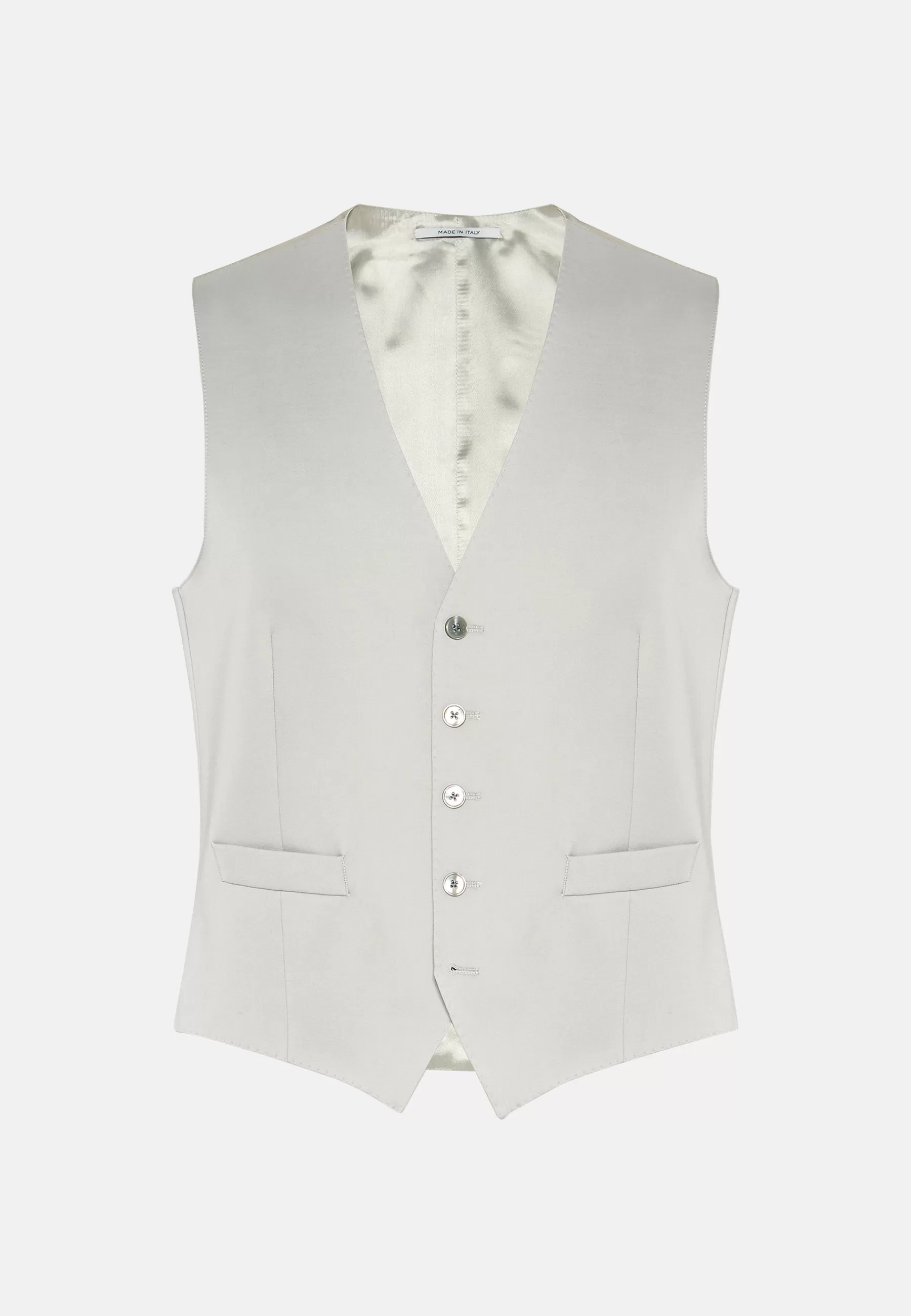 Suits and Waistcoats | Must-Have^Boggi Milano Pearl Grey Wool Waistcoat Grey pearl