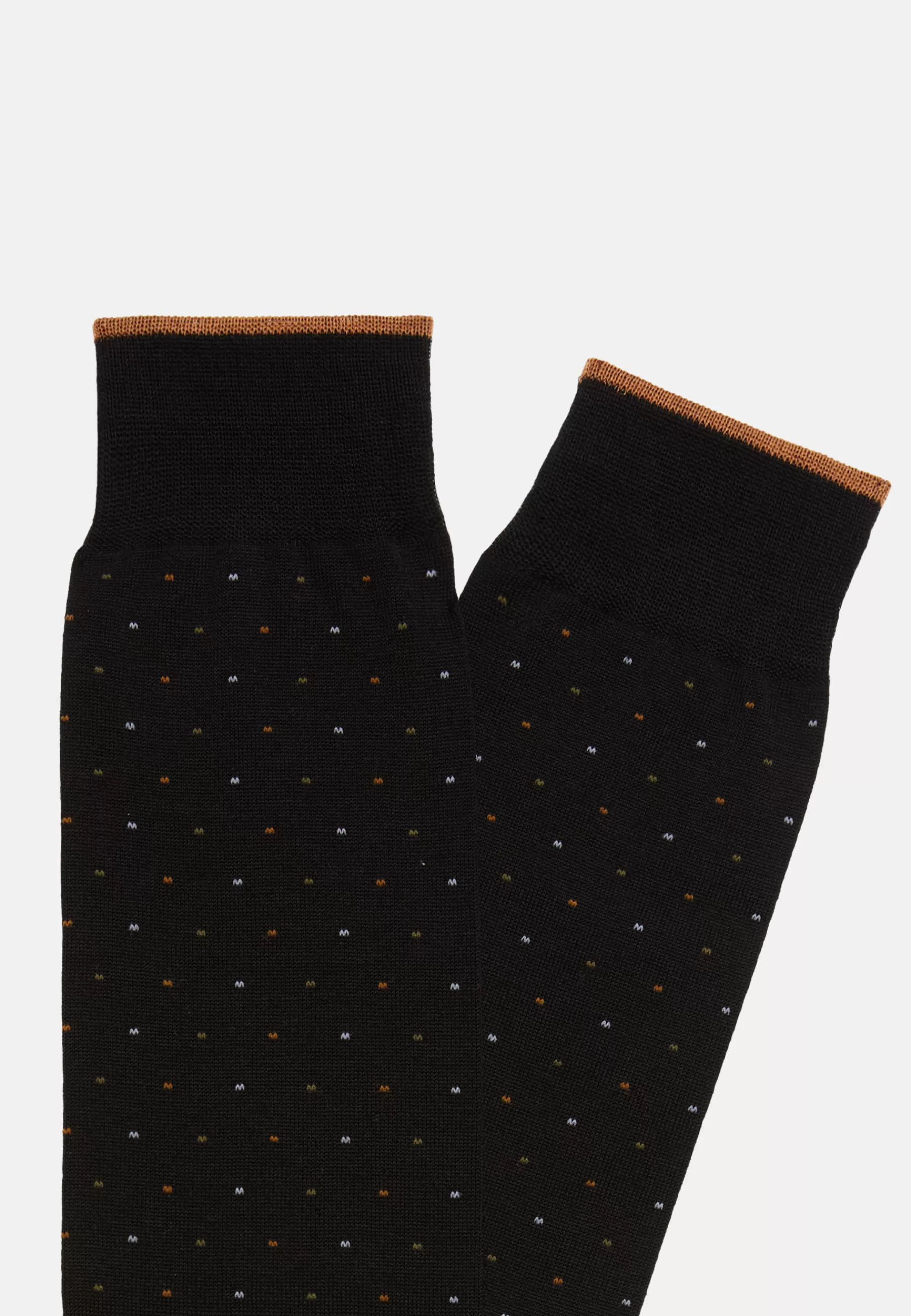 Socks^Boggi Milano Pinpoint Cotton Socks Black