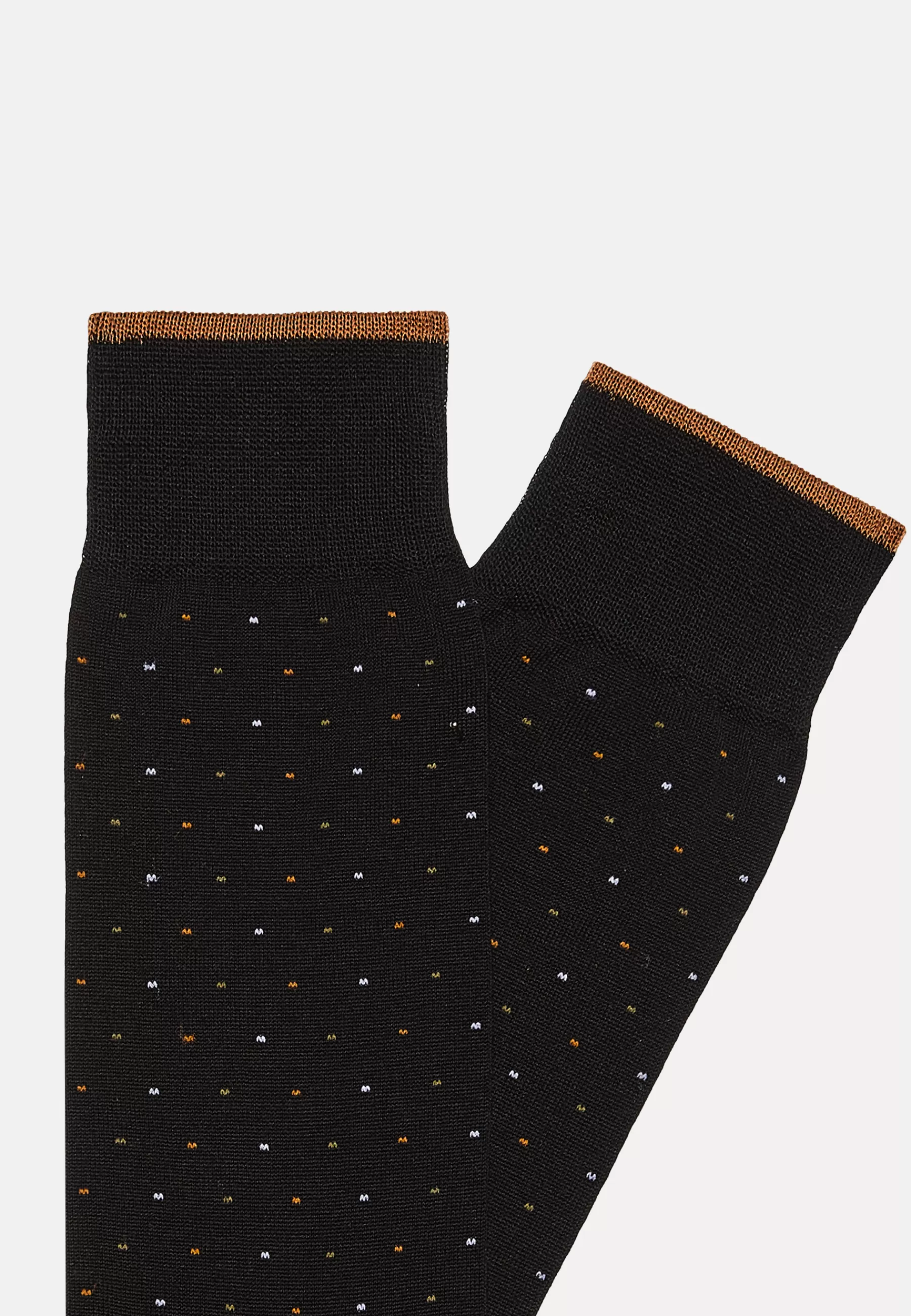 Socks^Boggi Milano Pinpoint Cotton Socks Black