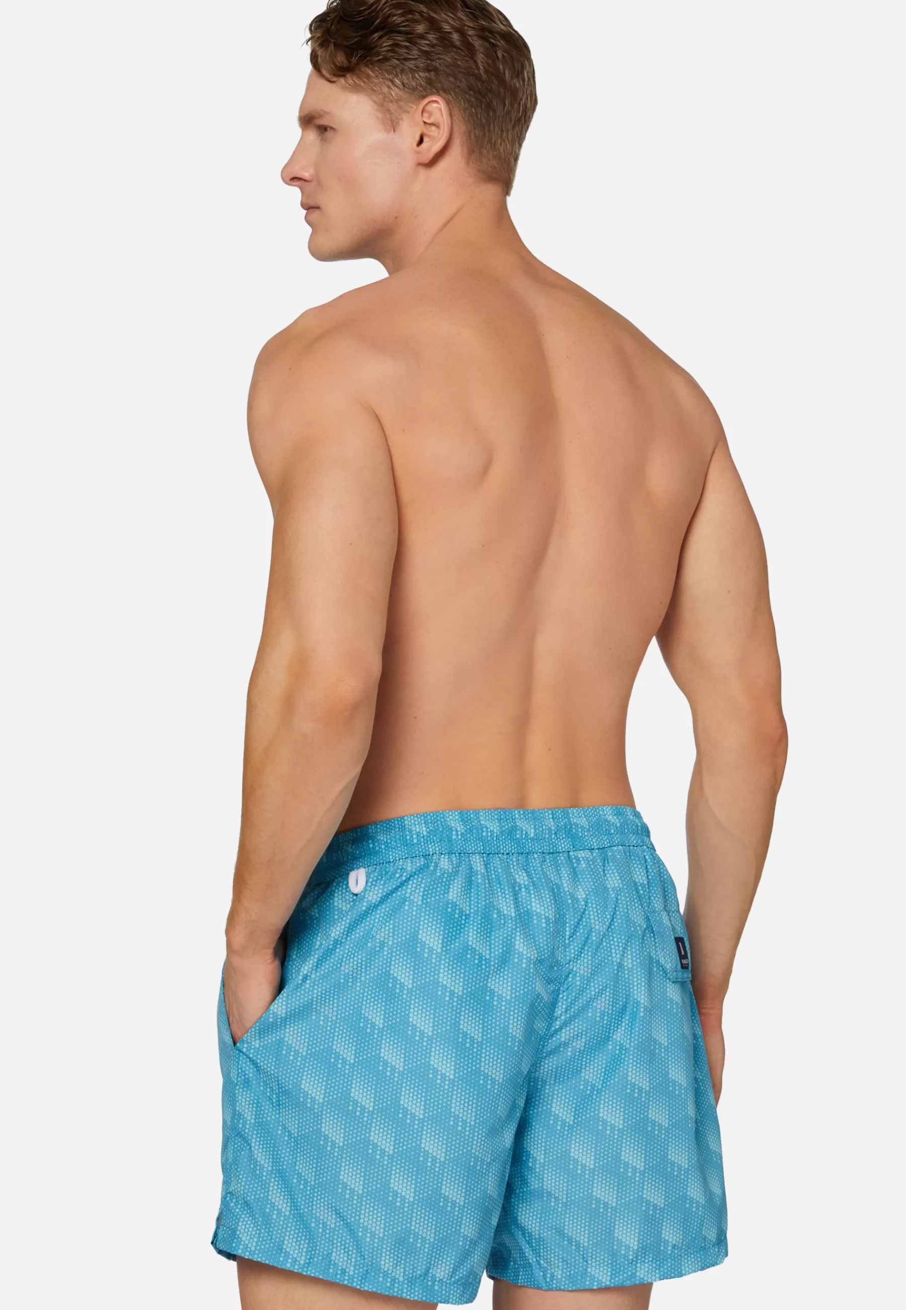 Swim Shorts^Boggi Milano Polka Dot Print Swimsuit Light Blue