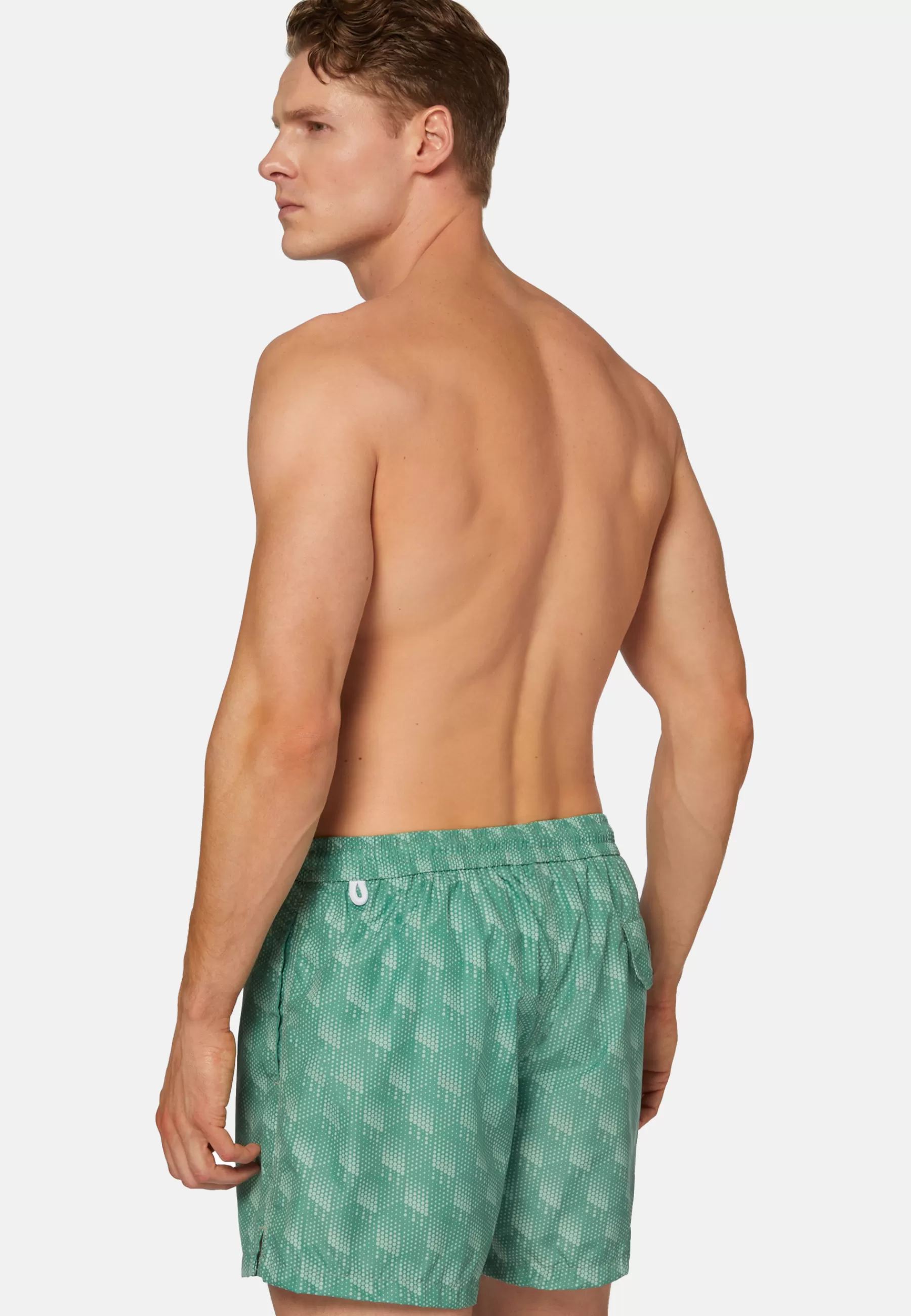 Swim Shorts^Boggi Milano Polka Dot Print Swimsuit Green