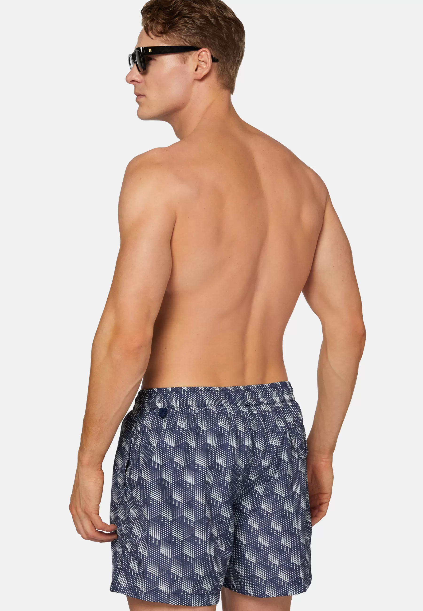 Swim Shorts^Boggi Milano Polka Dot Print Swimsuit Navy blue