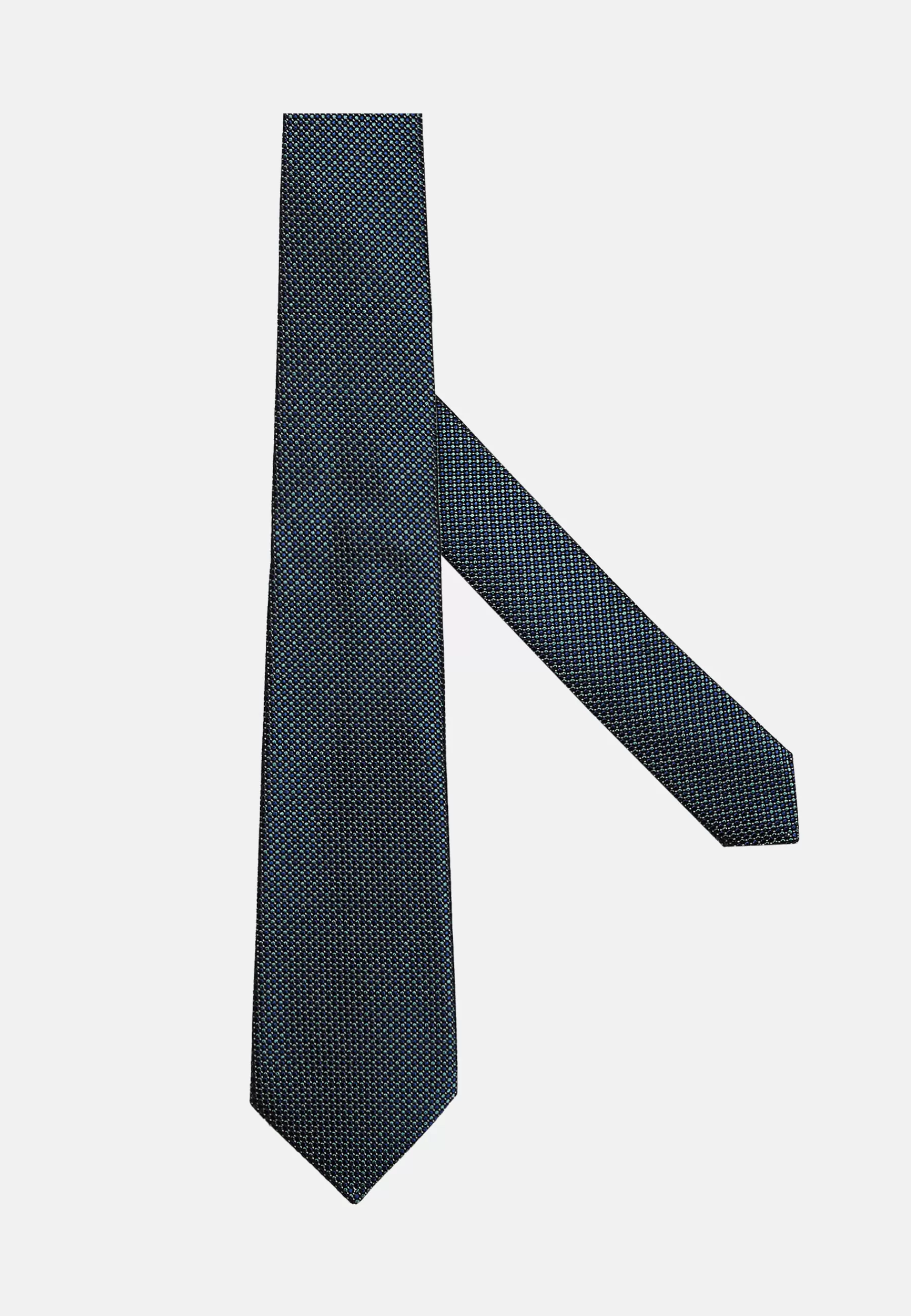 Ties^Boggi Milano Polka Dot Silk Blend Tie Green