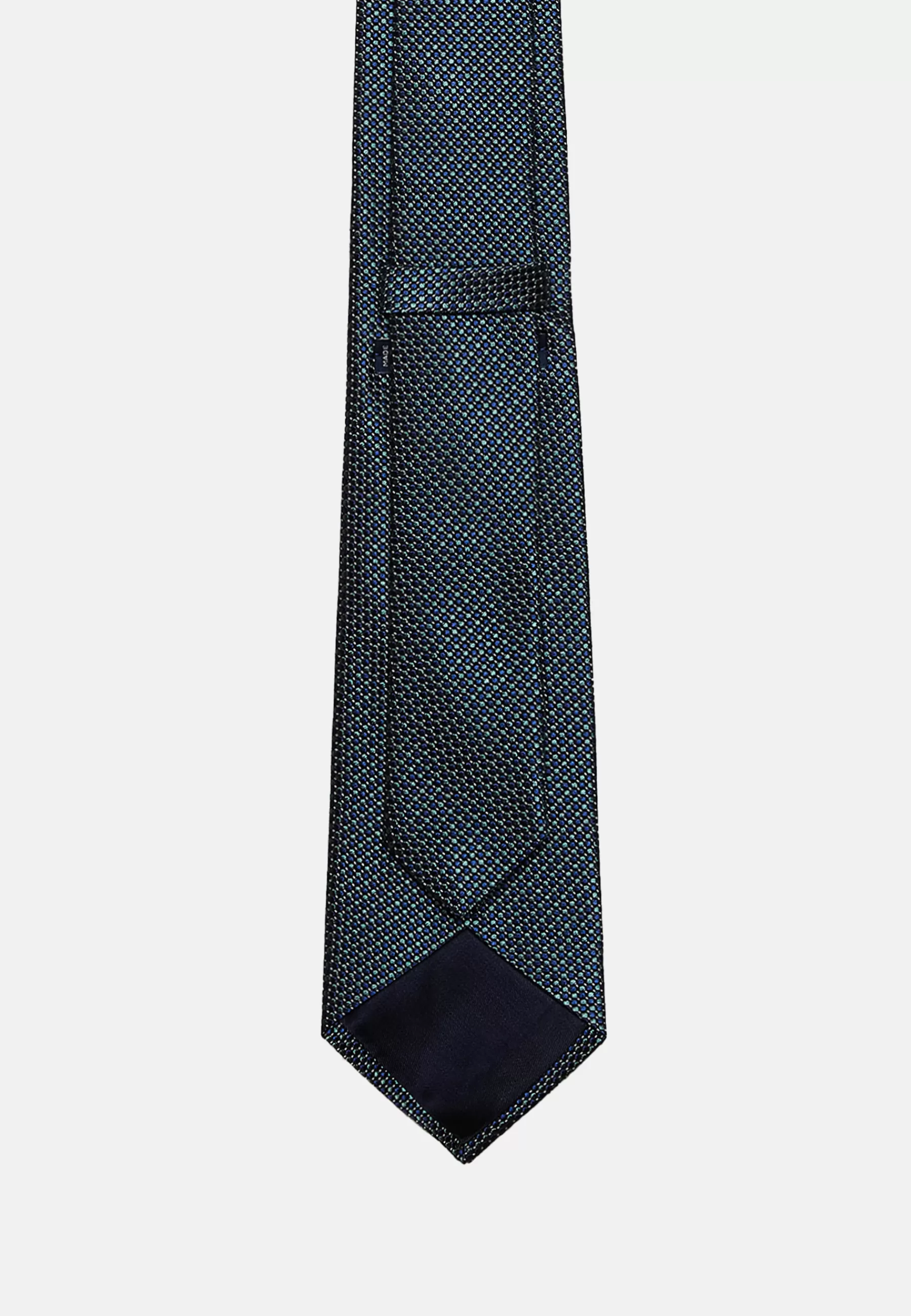 Ties^Boggi Milano Polka Dot Silk Blend Tie Green