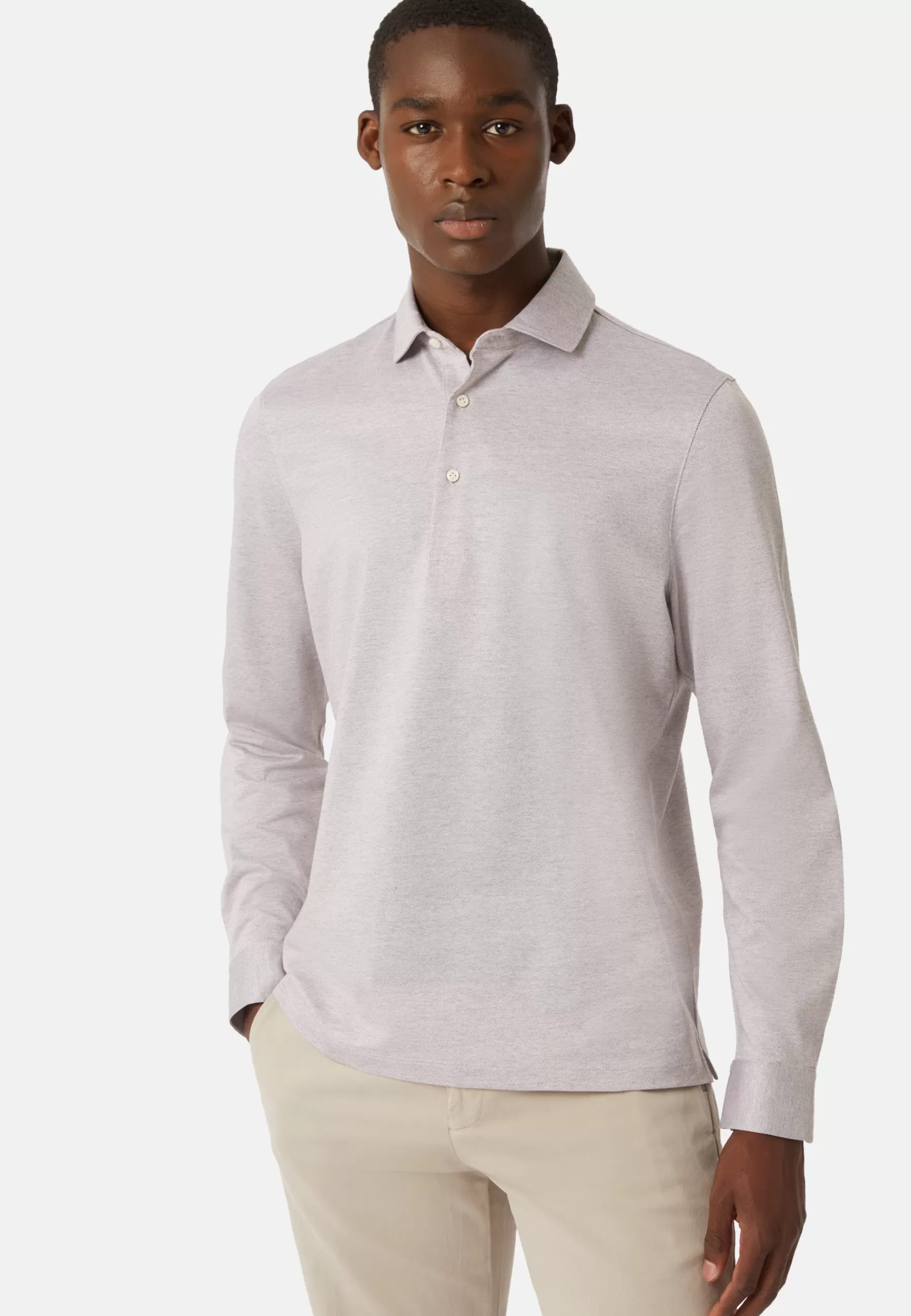 Polo Shirts^Boggi Milano Polo Shirt In Cotton Jersey Regular Fit Beige