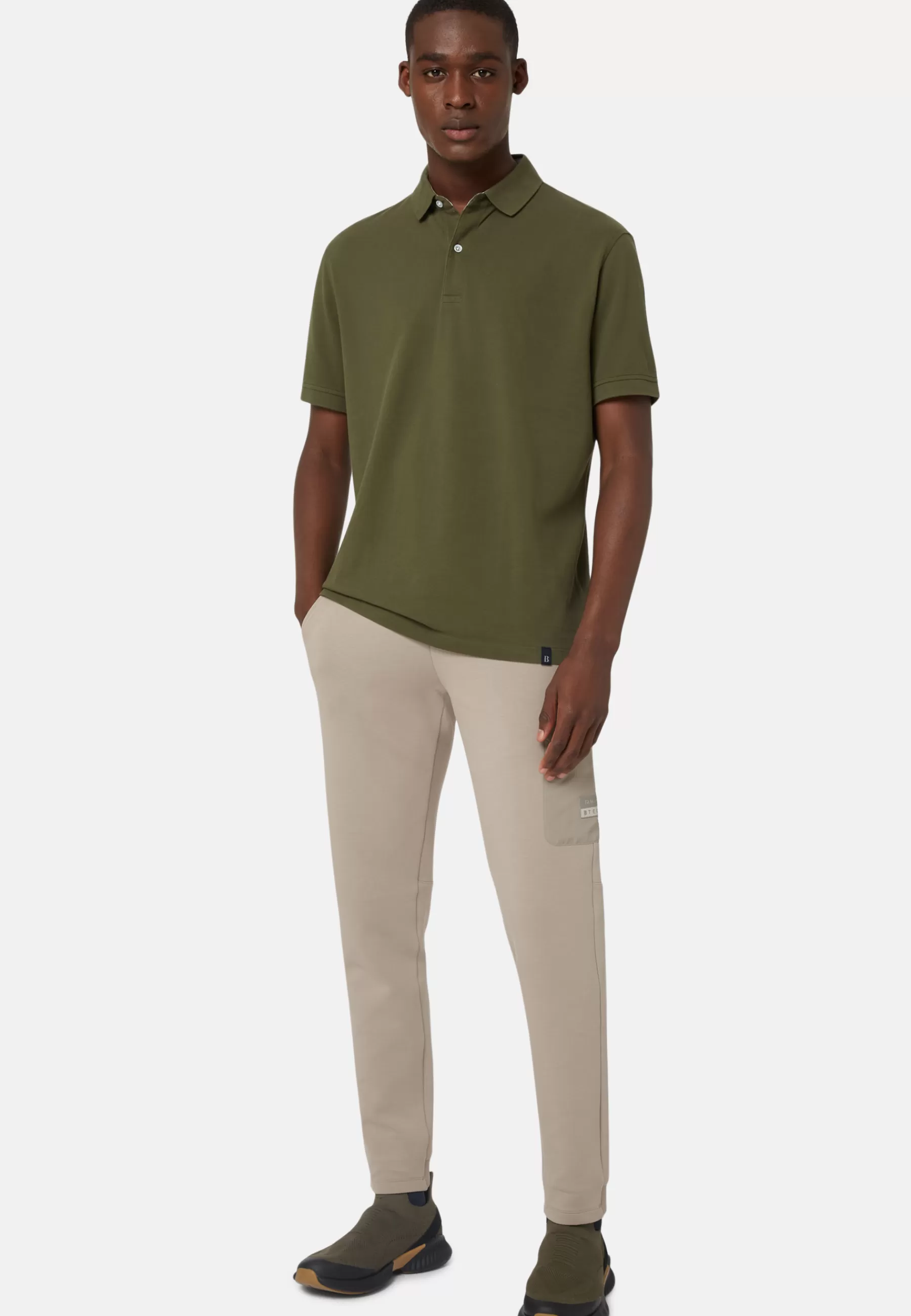 Polo^Boggi Milano Polo Shirt In Cotton Pique Regular Green