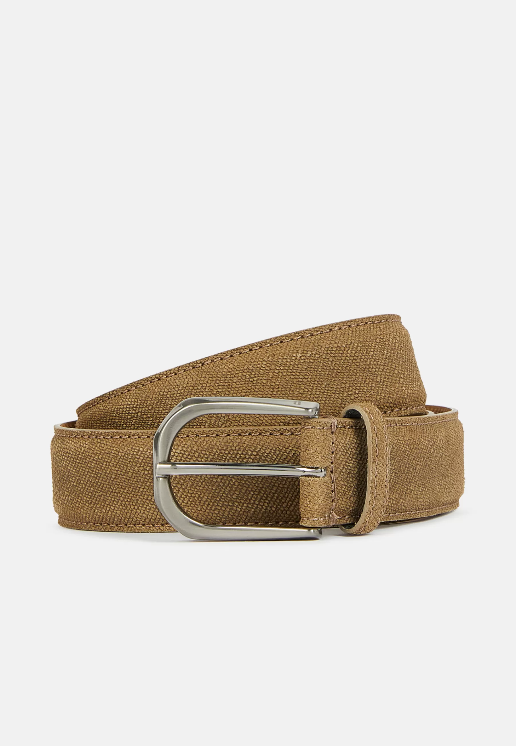 Belts^Boggi Milano Printed Suede Belt Beige