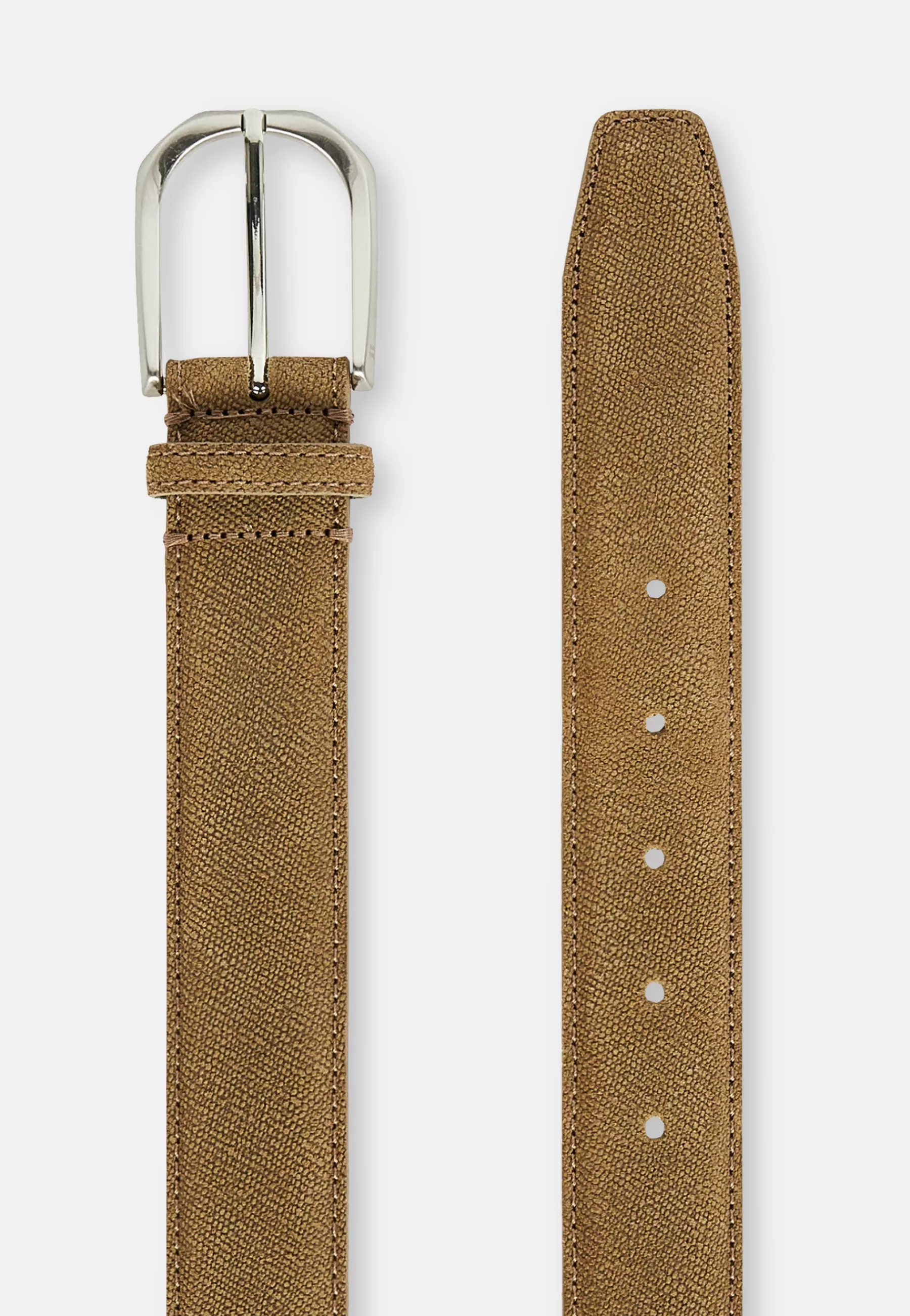 Belts^Boggi Milano Printed Suede Belt Beige