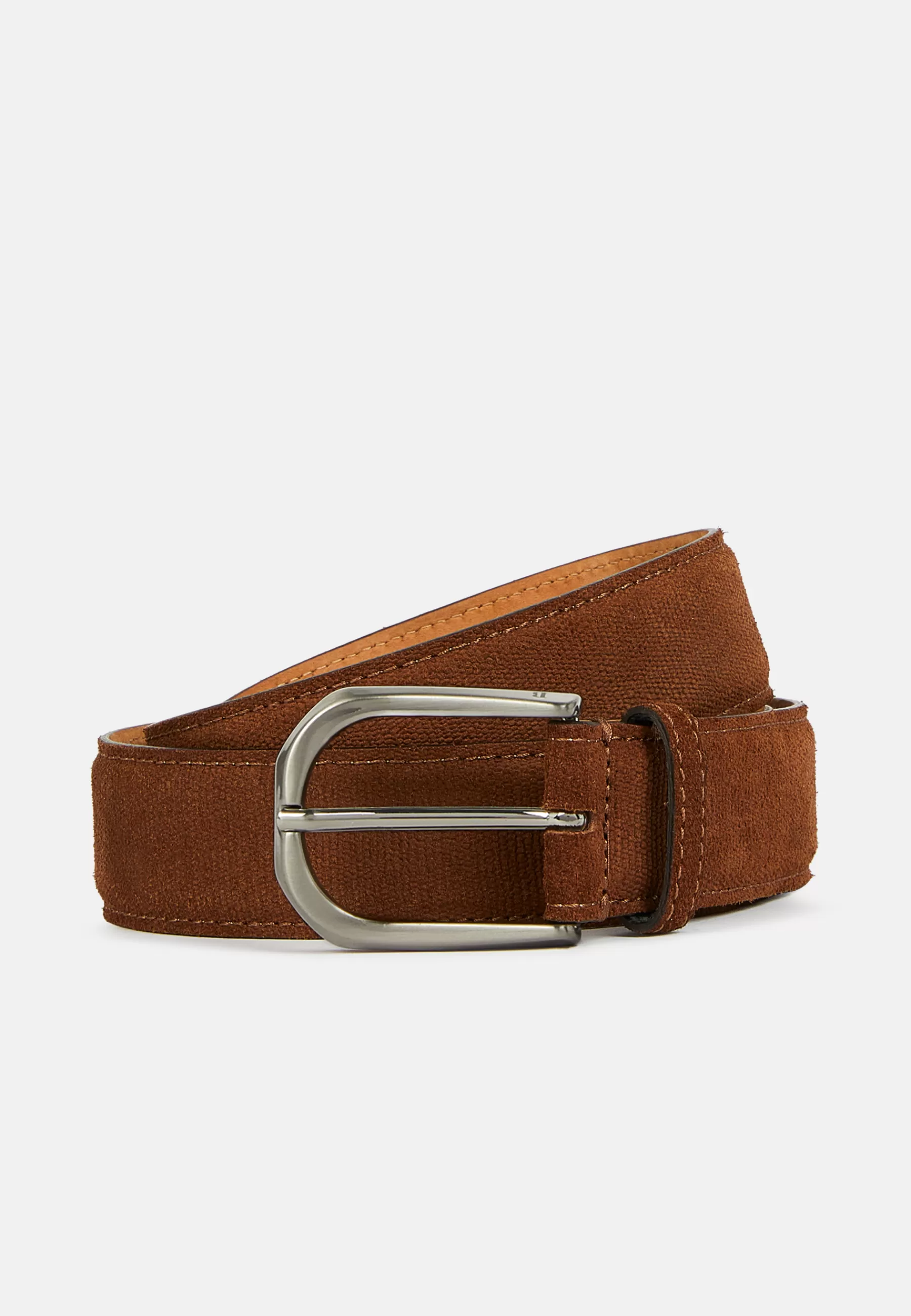 Belts^Boggi Milano Printed Suede Belt Brown