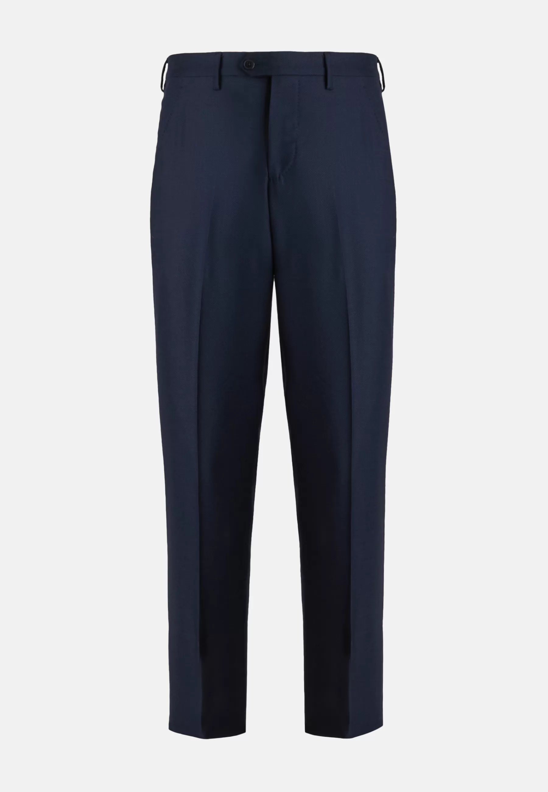 Pants and Jeans | Must-Have^Boggi Milano Regular Fit Birdseye Wool Pants Bluette