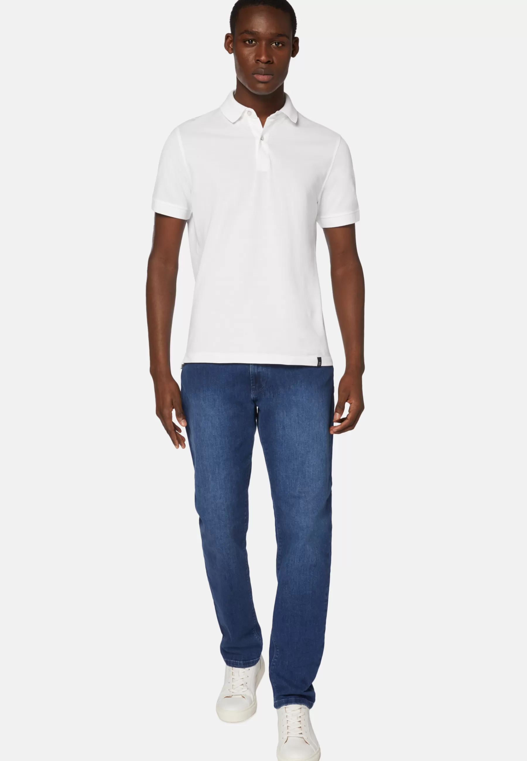 Polo Shirts and T-shirts | Must-Have^Boggi Milano Regular Fit Cotton Pique Polo Shirt White