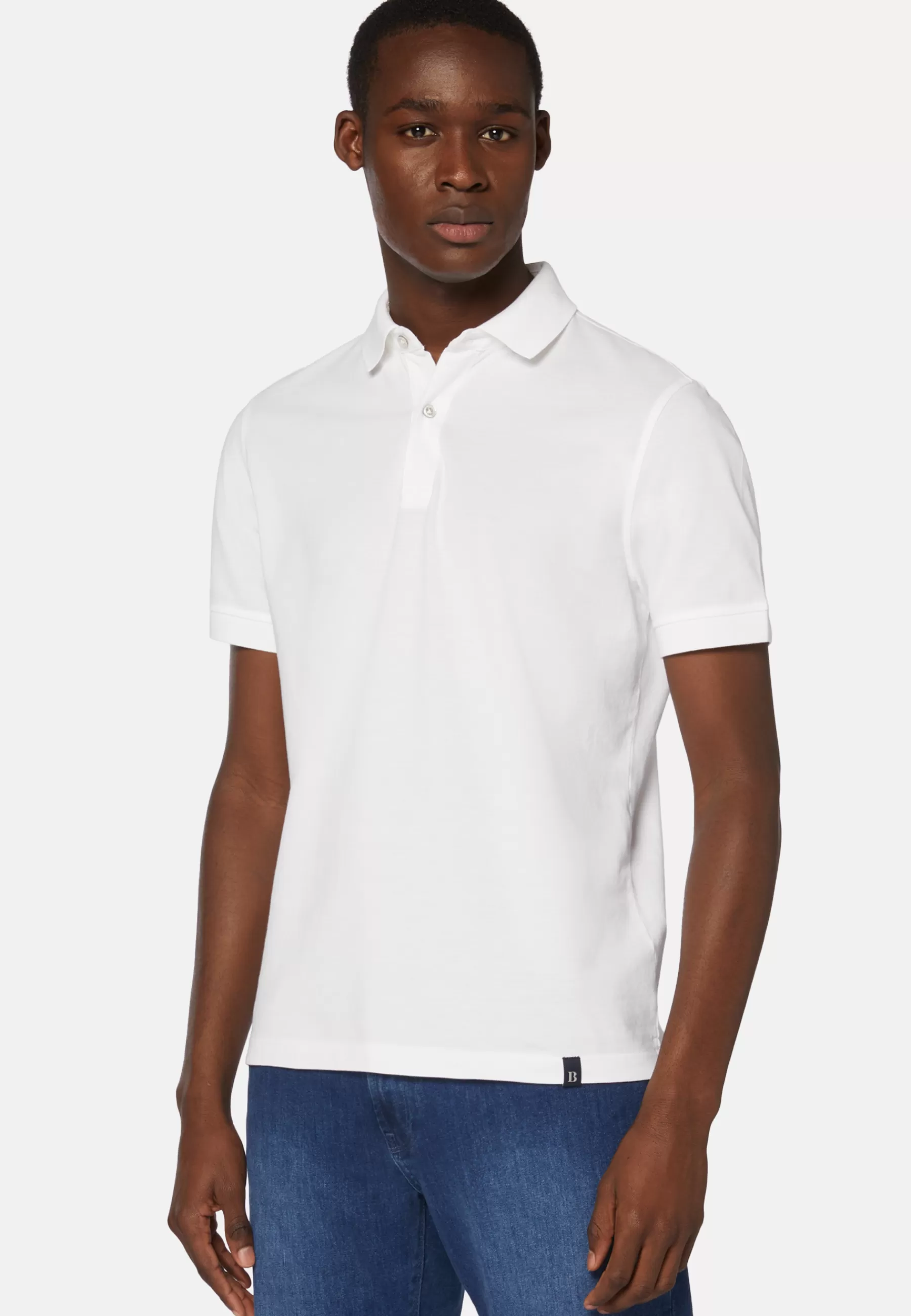 Polo Shirts and T-shirts | Must-Have^Boggi Milano Regular Fit Cotton Pique Polo Shirt White