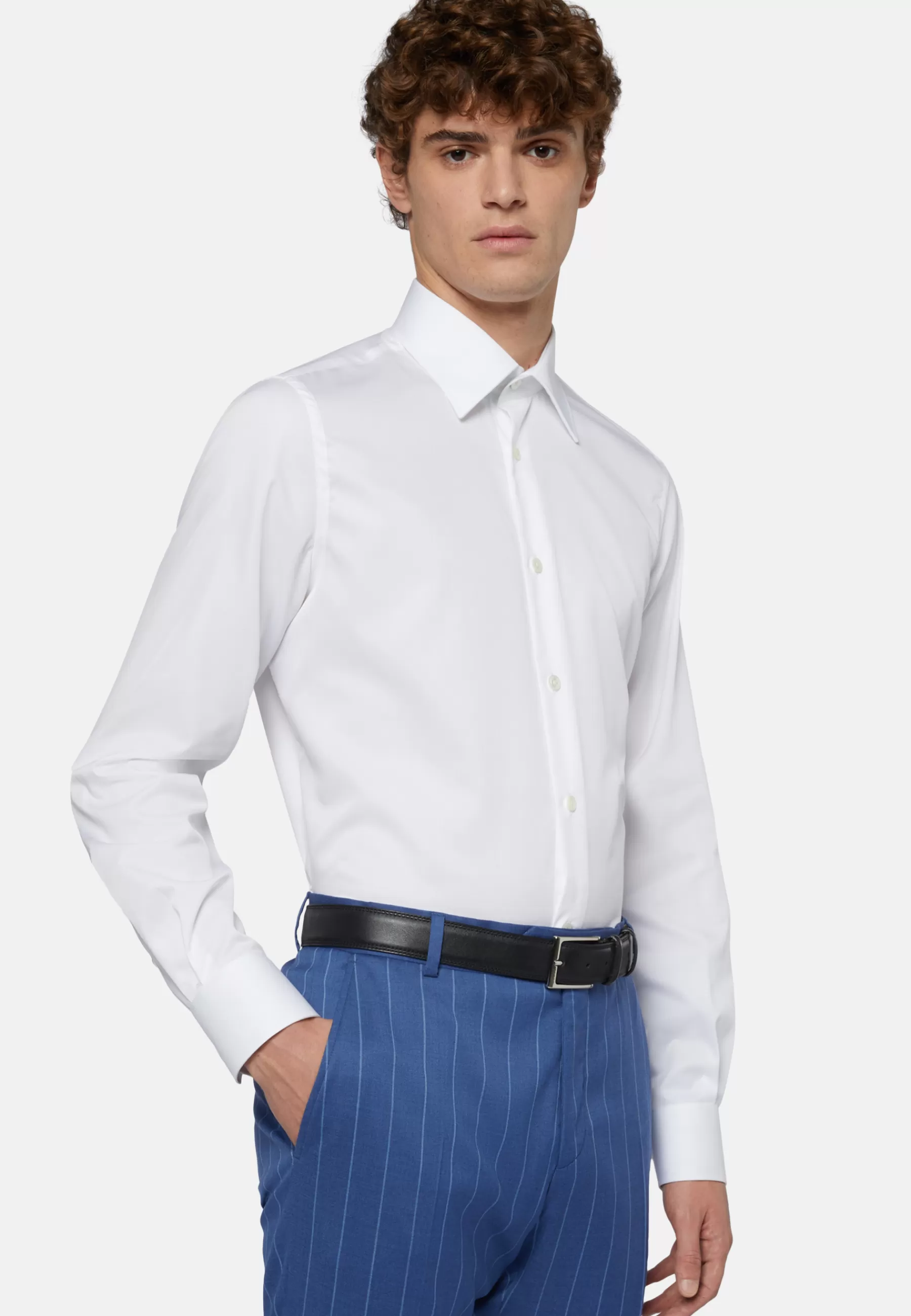 Dress Shirts^Boggi Milano Regular Fit Shirt In Cotton Twill White