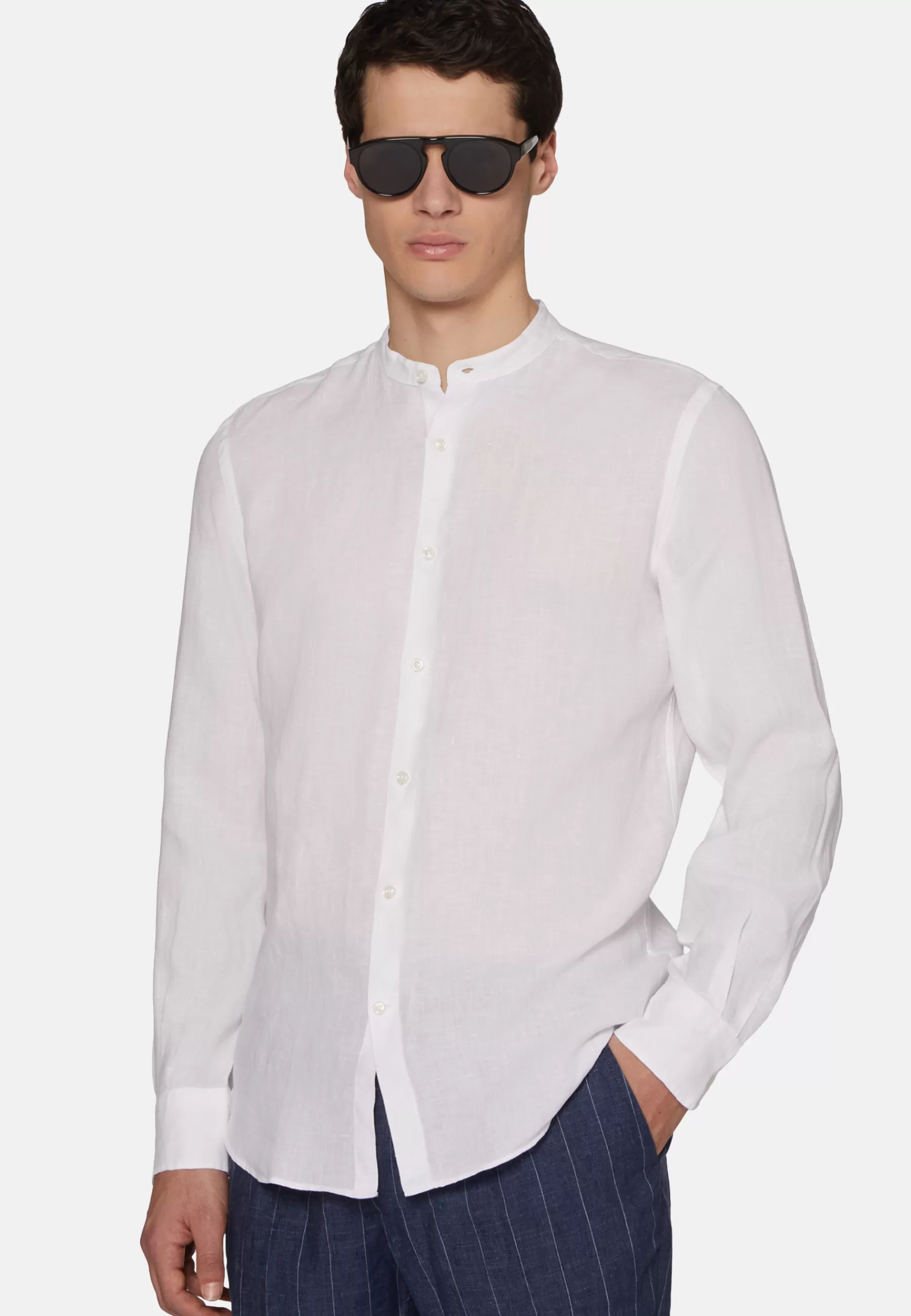 Casual Shirts^Boggi Milano Regular Fit Linen Shirt White