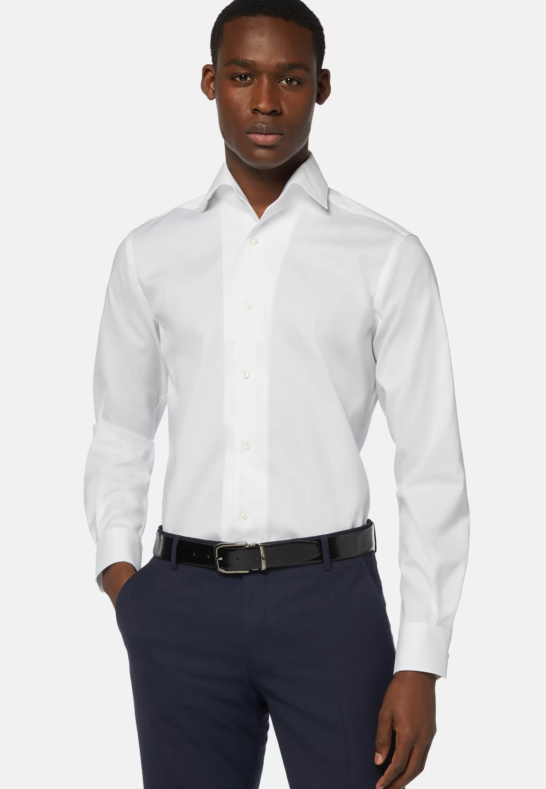 Dress Shirts | Must-Have^Boggi Milano Regular Fit Pinpoint Cotton Shirt White