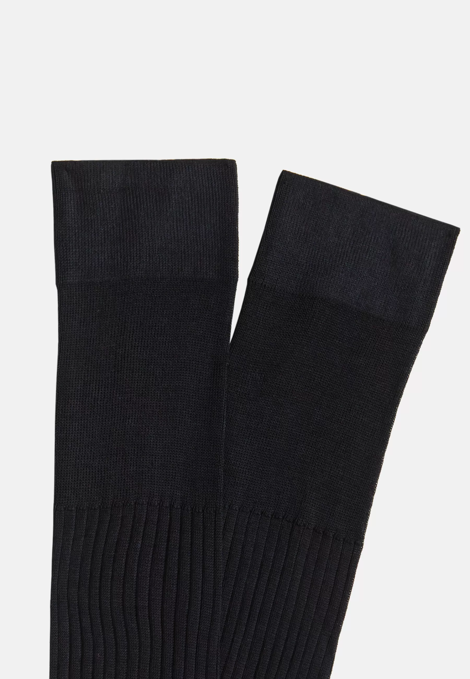 Socks^Boggi Milano Ribbed Cotton Socks Blue