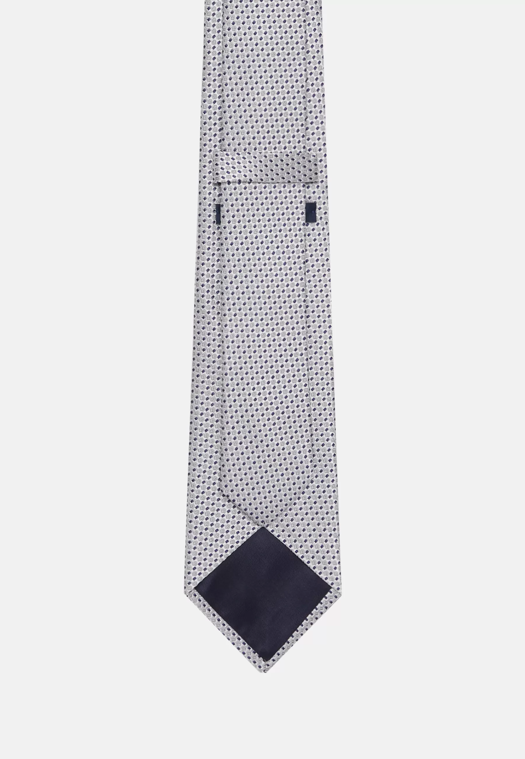 Ties^Boggi Milano Silk Ceremonial Tie Silver