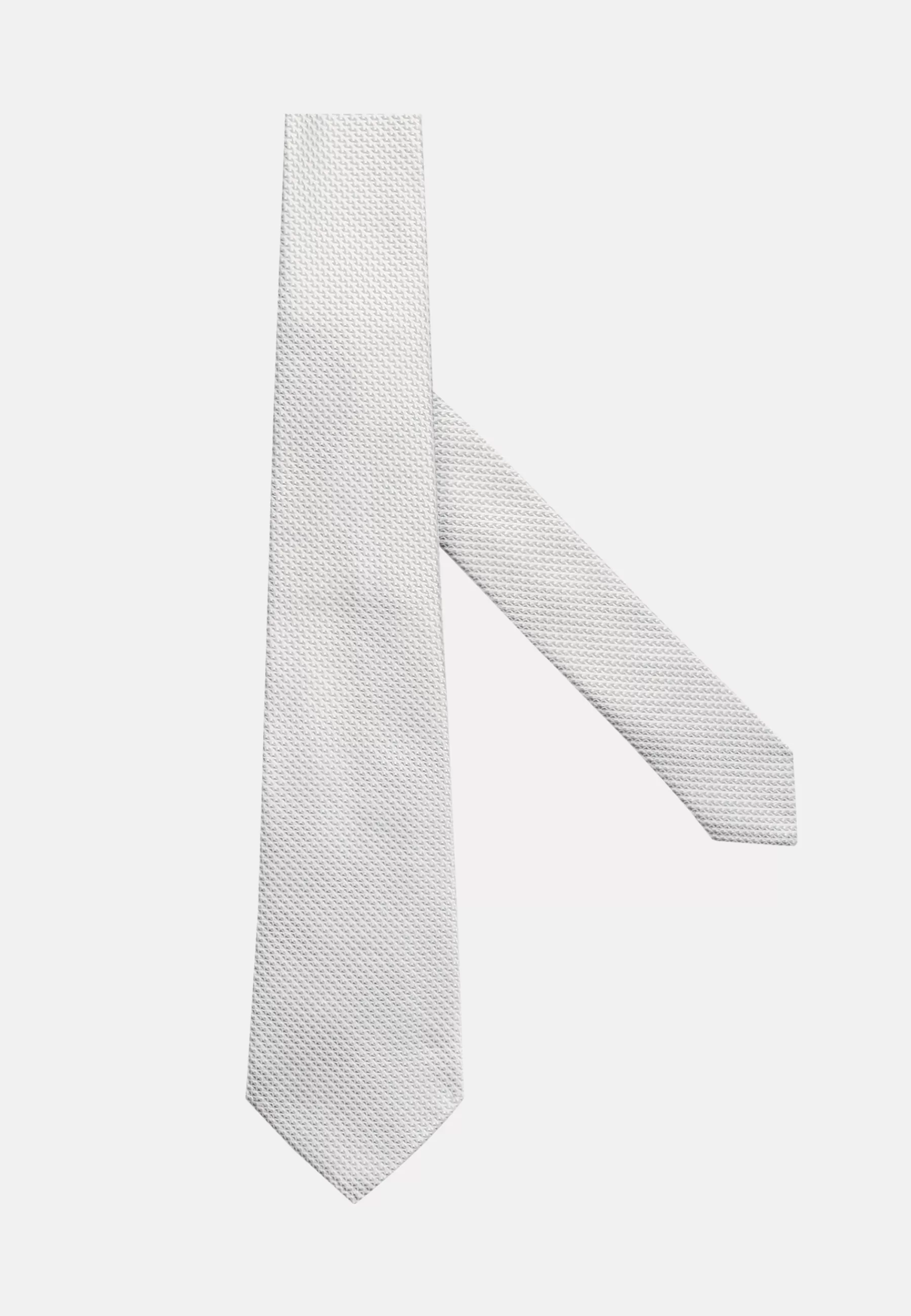 Ties^Boggi Milano Silk Ceremonial Tie Silver