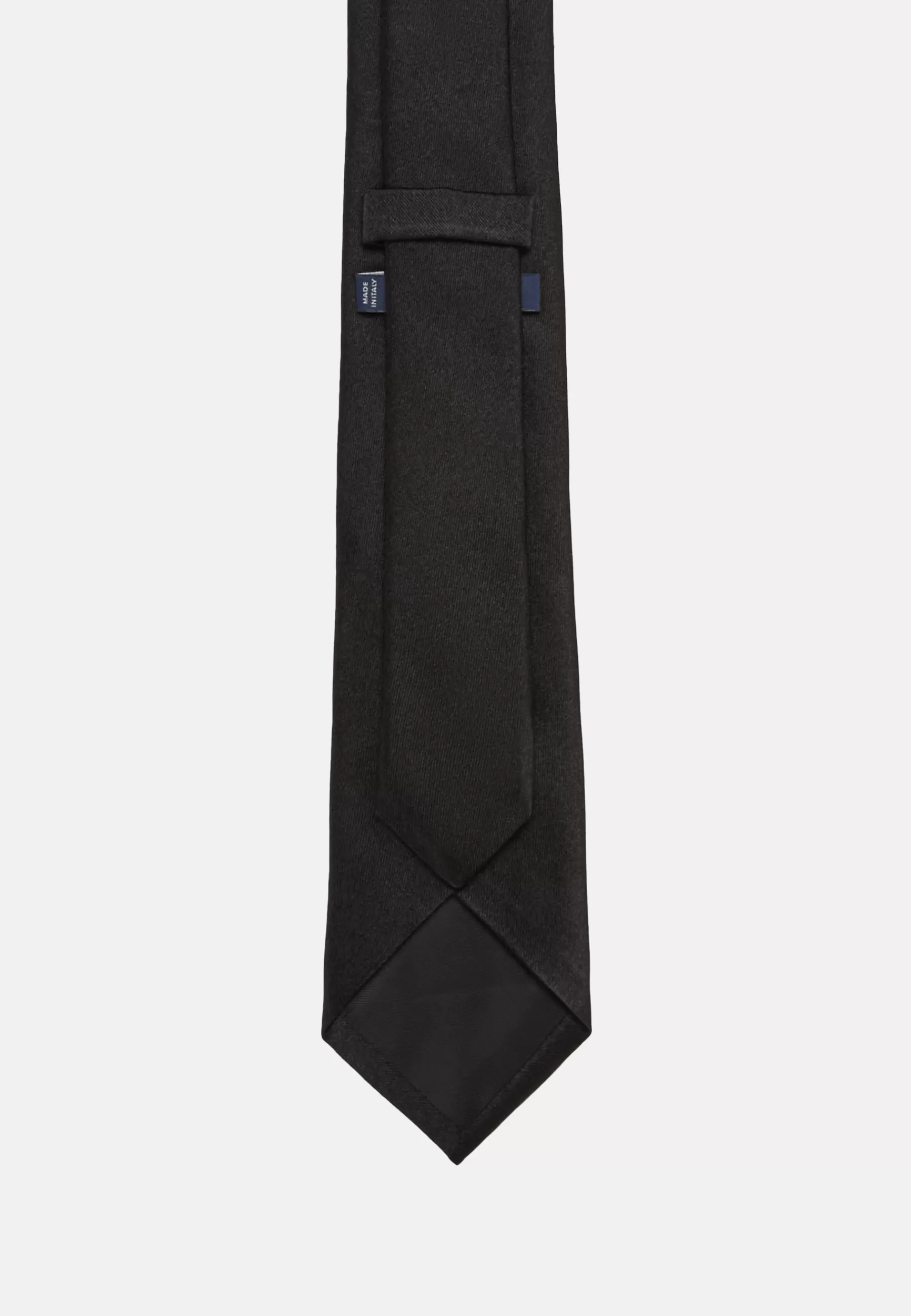 Ties^Boggi Milano Silk Tie Black