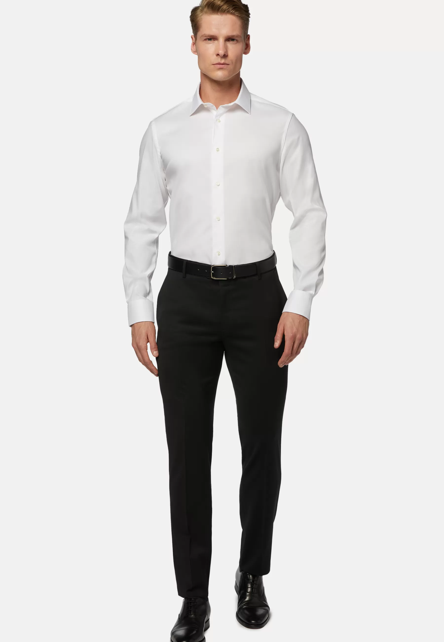 Dress Shirts | Must-Have^Boggi Milano Slim Fit Pinpoint Cotton Shirt White