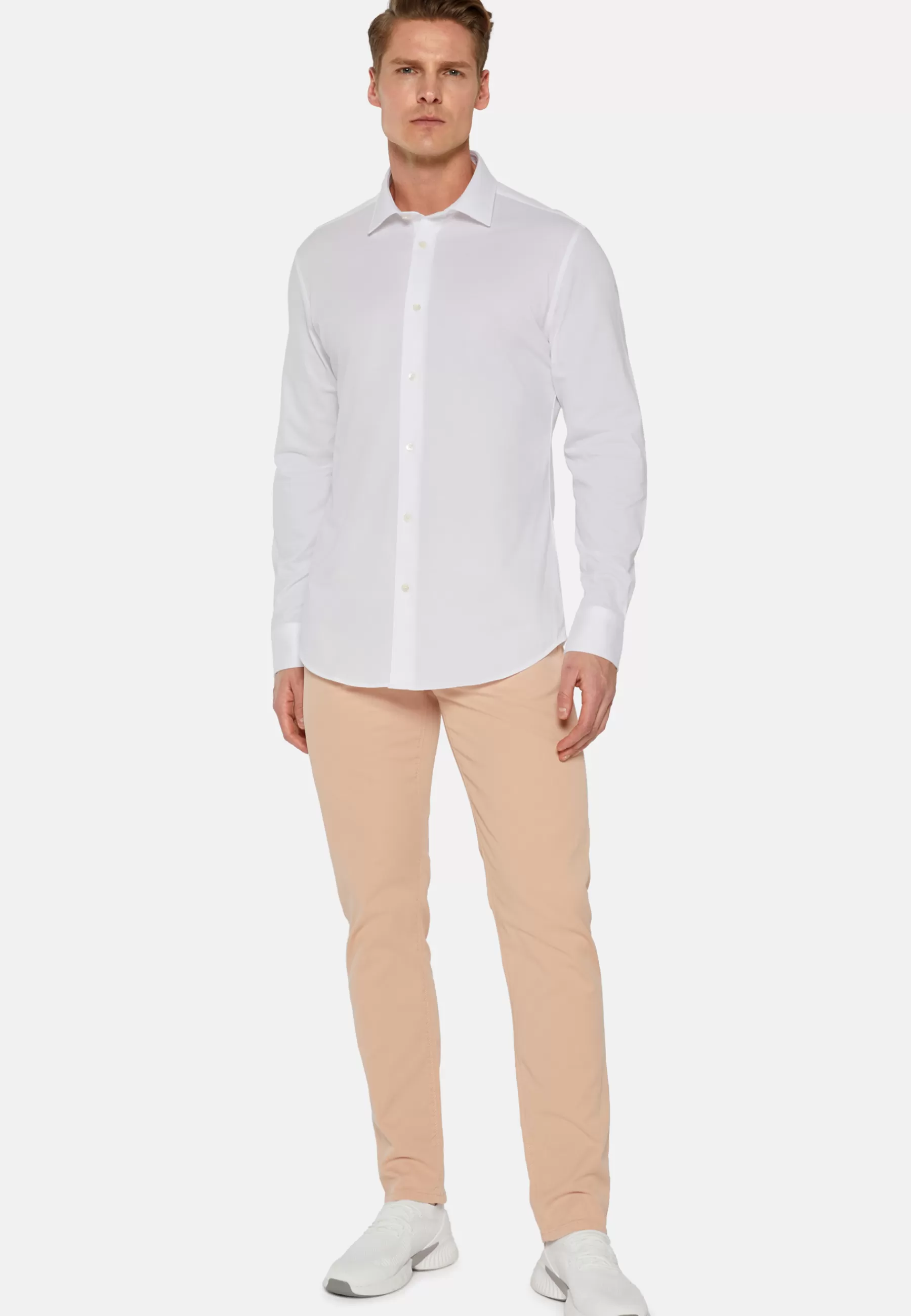 Casual Shirts^Boggi Milano Slim Fit Shirt in Cotton and COOLMAX® White