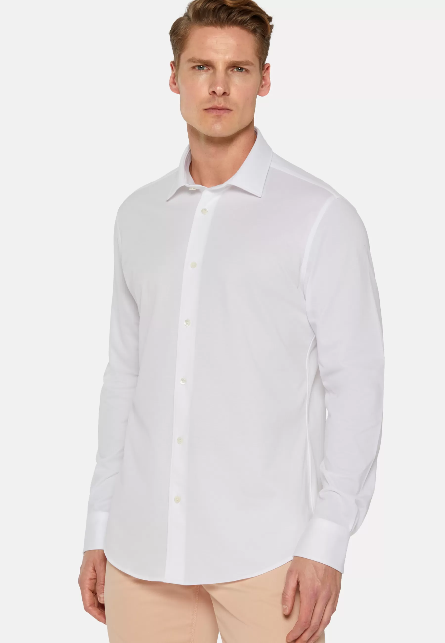 Casual Shirts^Boggi Milano Slim Fit Shirt in Cotton and COOLMAX® White