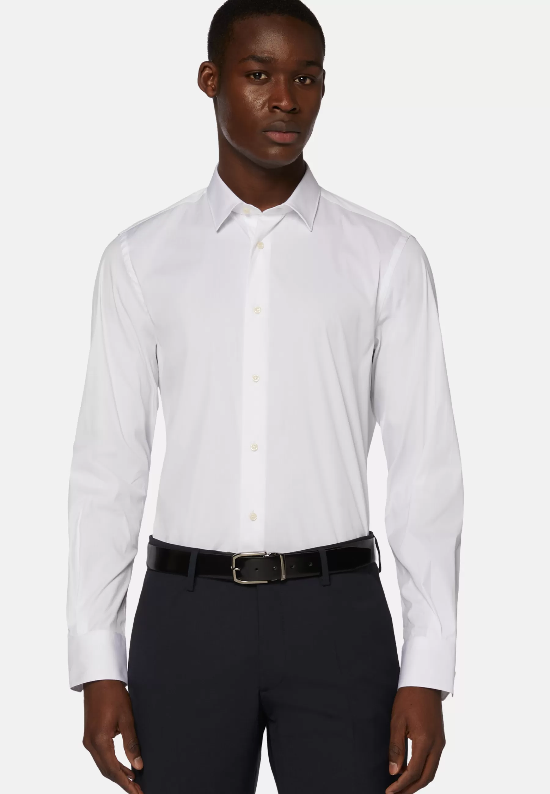 Dress Shirts | Must-Have^Boggi Milano Slim Fit Shirt in Stretch Cotton White