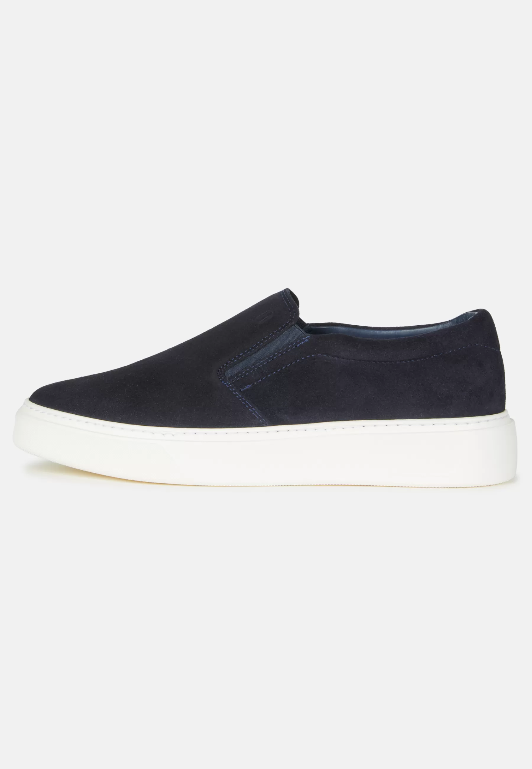 Sneakers^Boggi Milano Slip-Ons in Suede Leather Navy blue