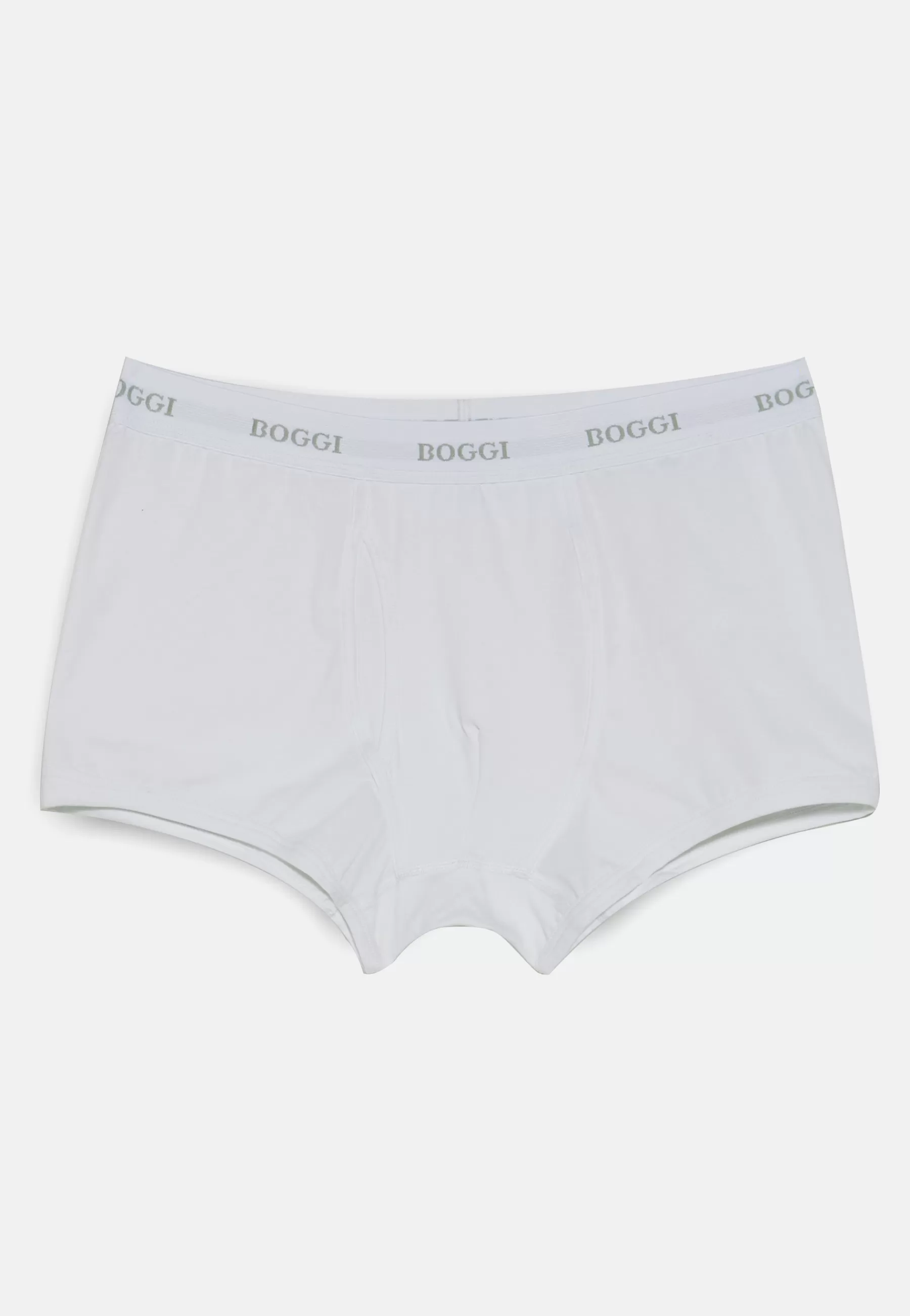 Underwear and Pajamas^Boggi Milano Stretch Cotton Jersey Boxer Shorts White