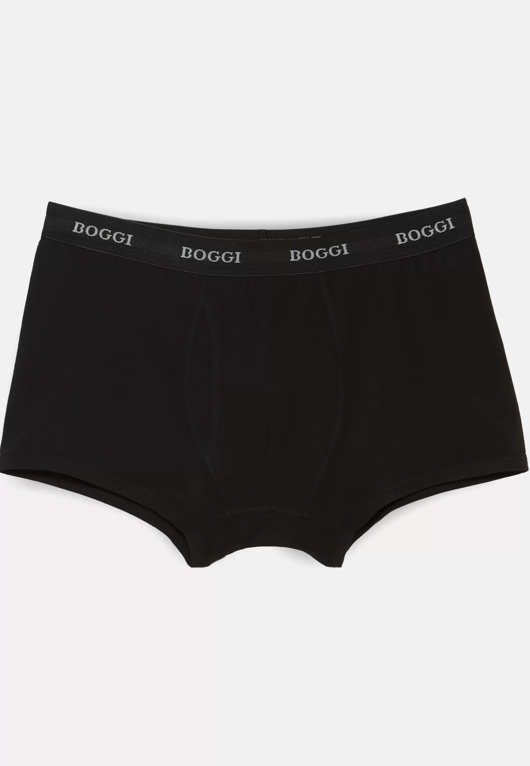 Underwear and Pajamas^Boggi Milano Stretch Cotton Jersey Boxer Shorts Black