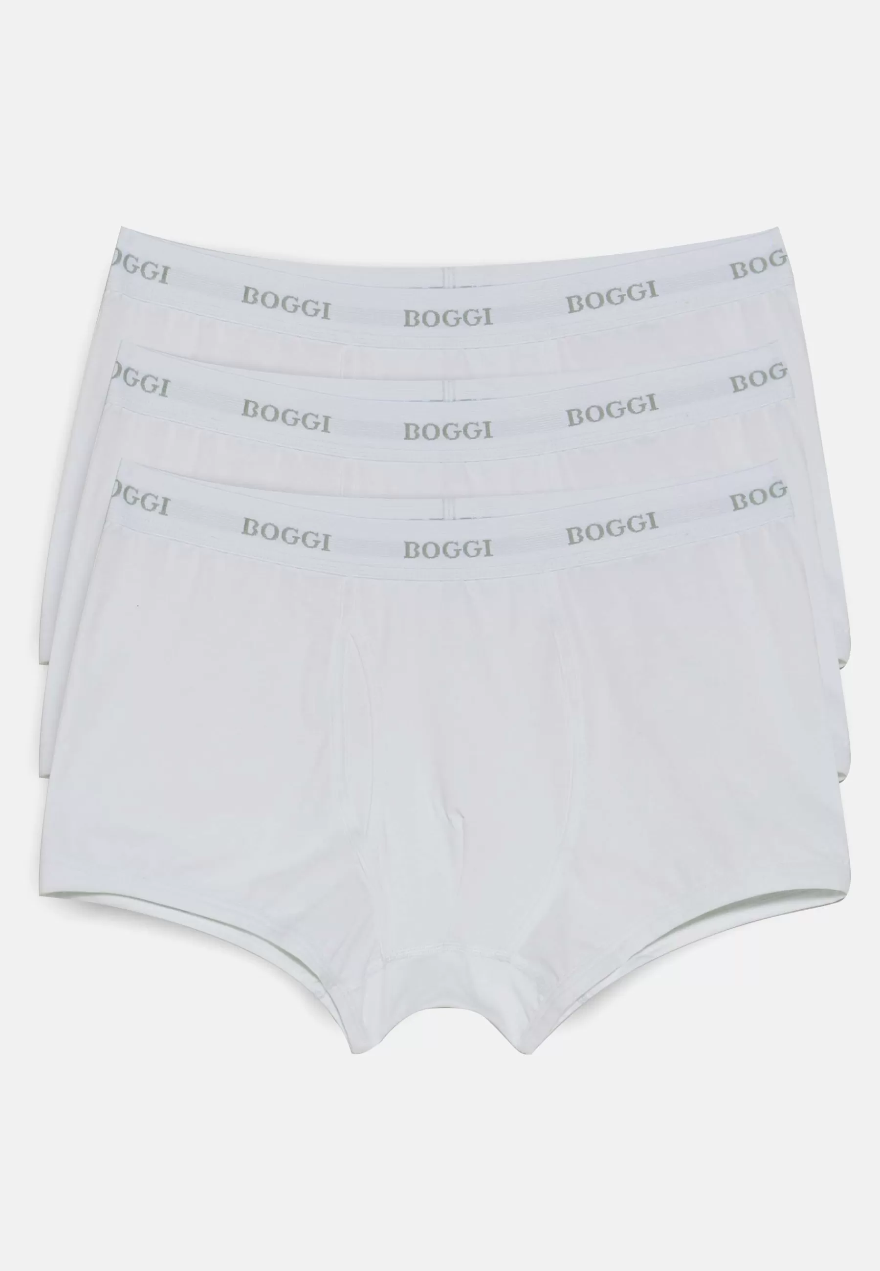 Underwear and Pajamas^Boggi Milano Stretch Cotton Jersey Boxer Shorts White