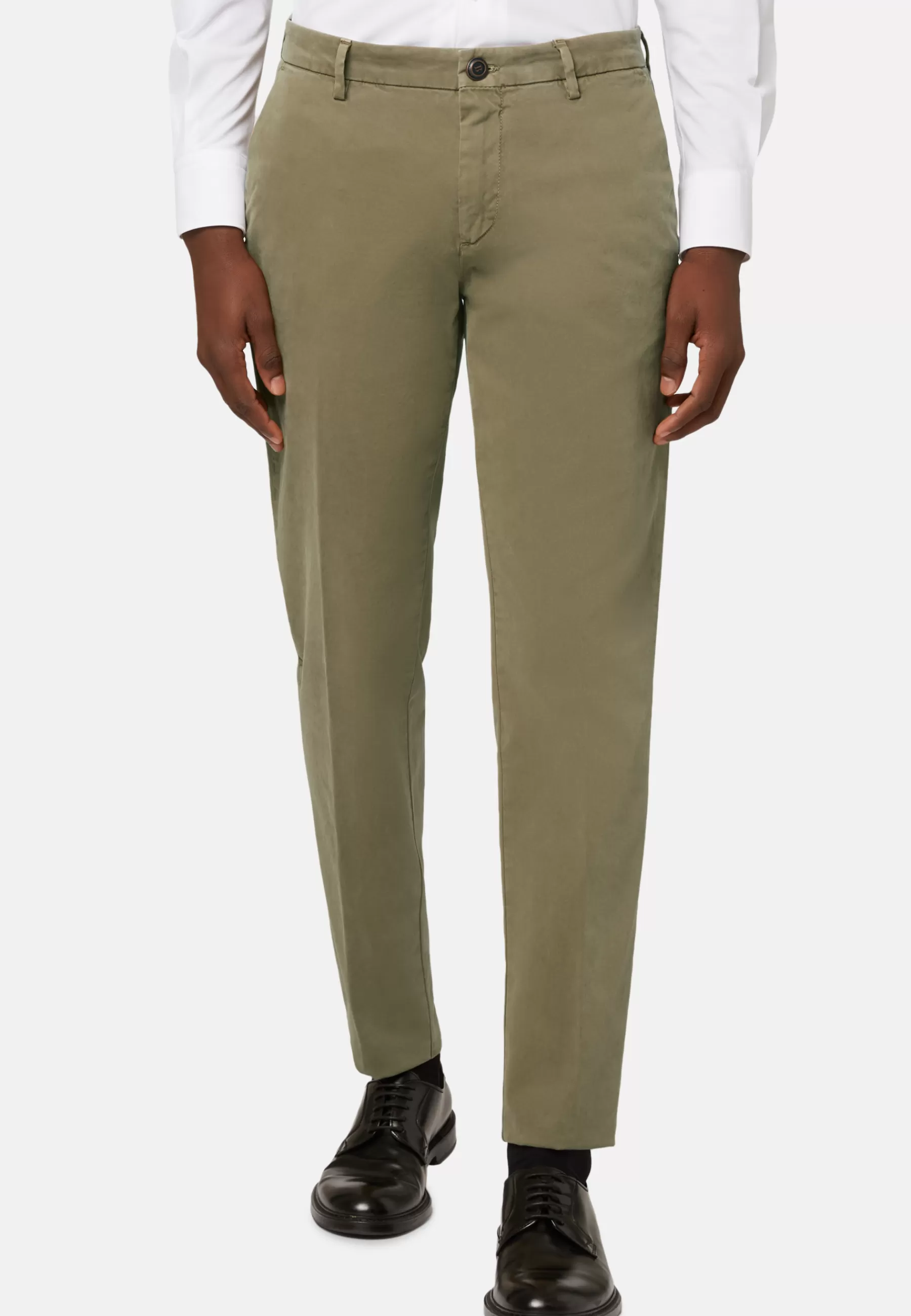 Pants and Jeans | Must-Have^Boggi Milano Stretch Cotton Pants Kaki