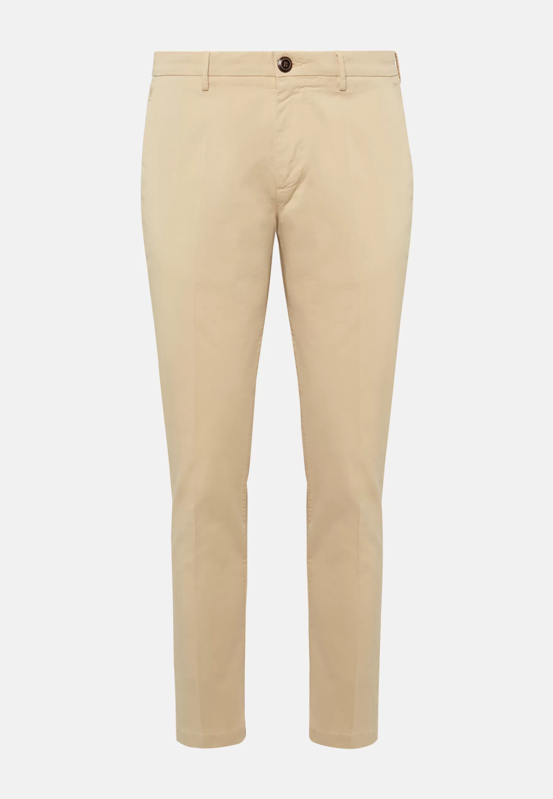 Pants^Boggi Milano Stretch Cotton Pants Beige