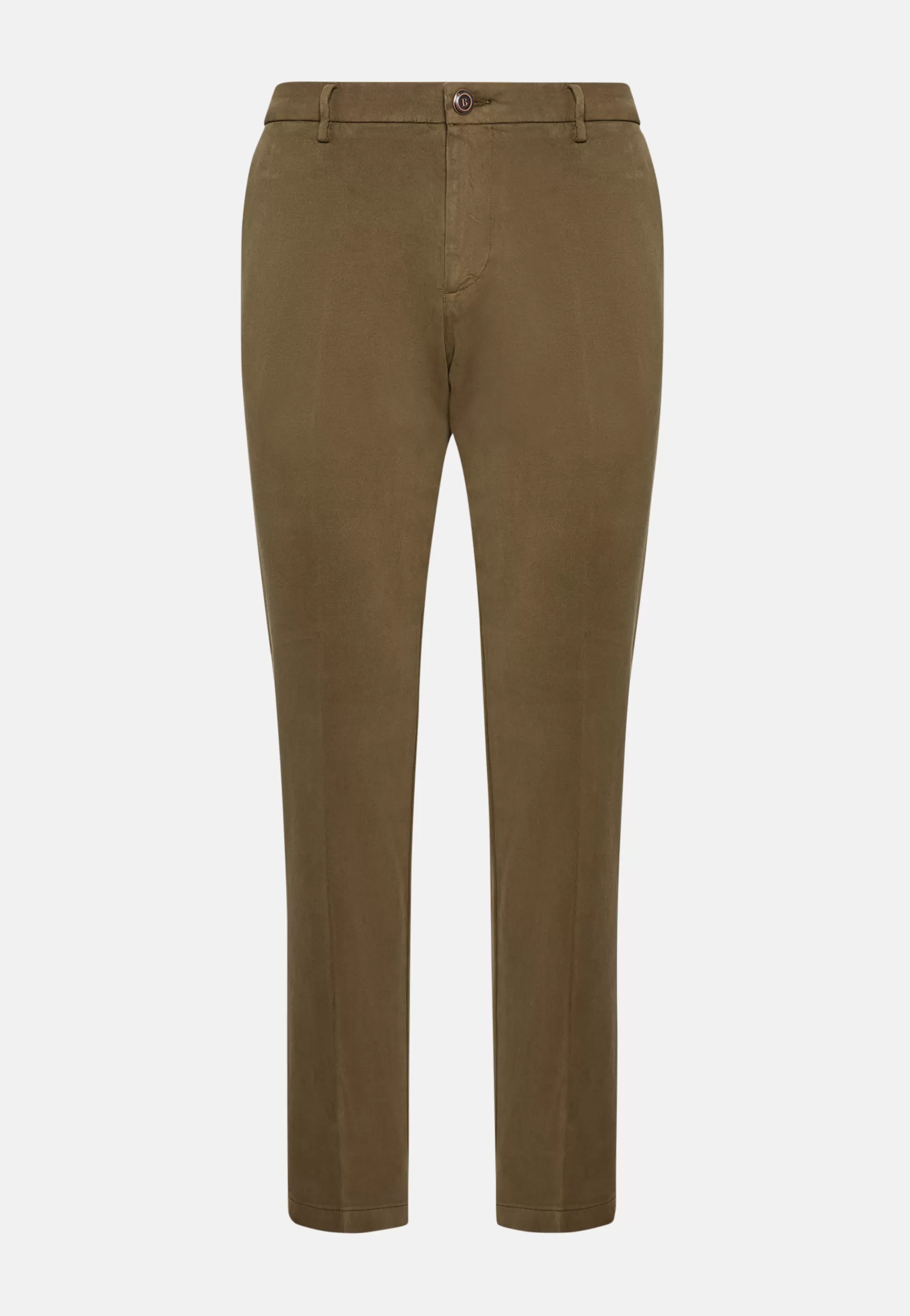 Pants^Boggi Milano Stretch Cotton Pants Military Green