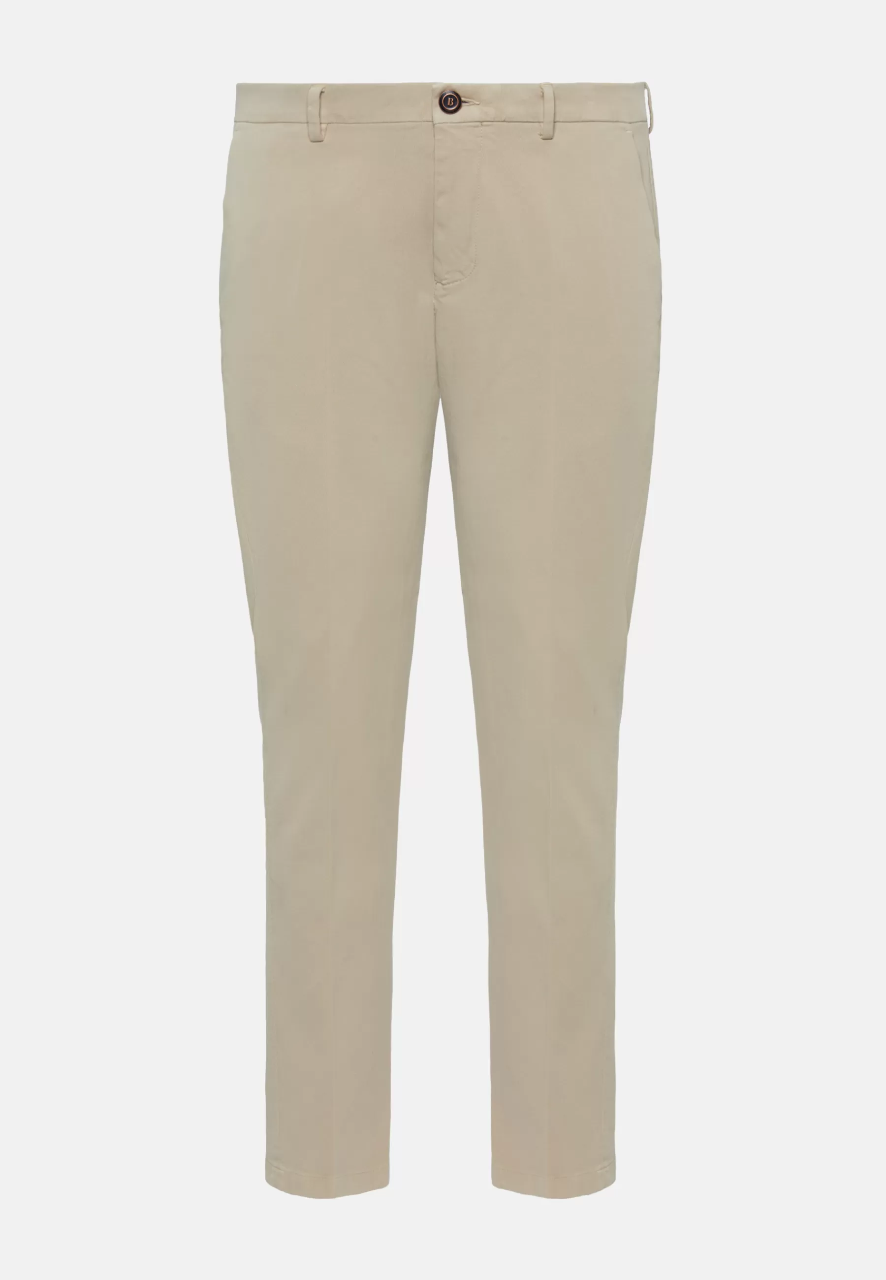 Pants^Boggi Milano Stretch Cotton Pants Beige