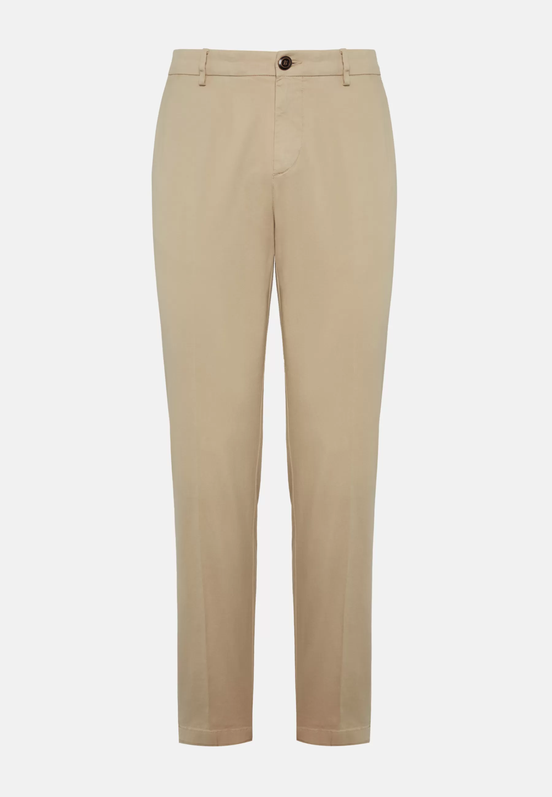 Pants^Boggi Milano Stretch Cotton Pants Beige