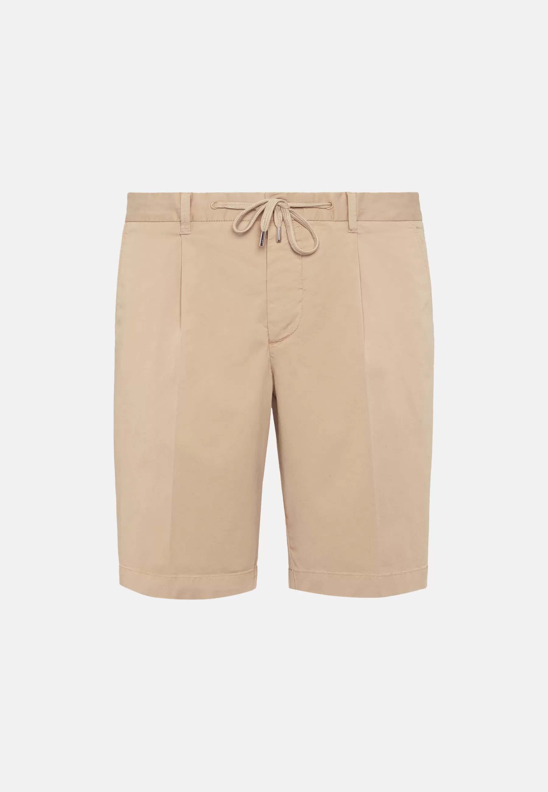 Bermuda^Boggi Milano Stretch Cotton Summer Bermuda Shorts Beige