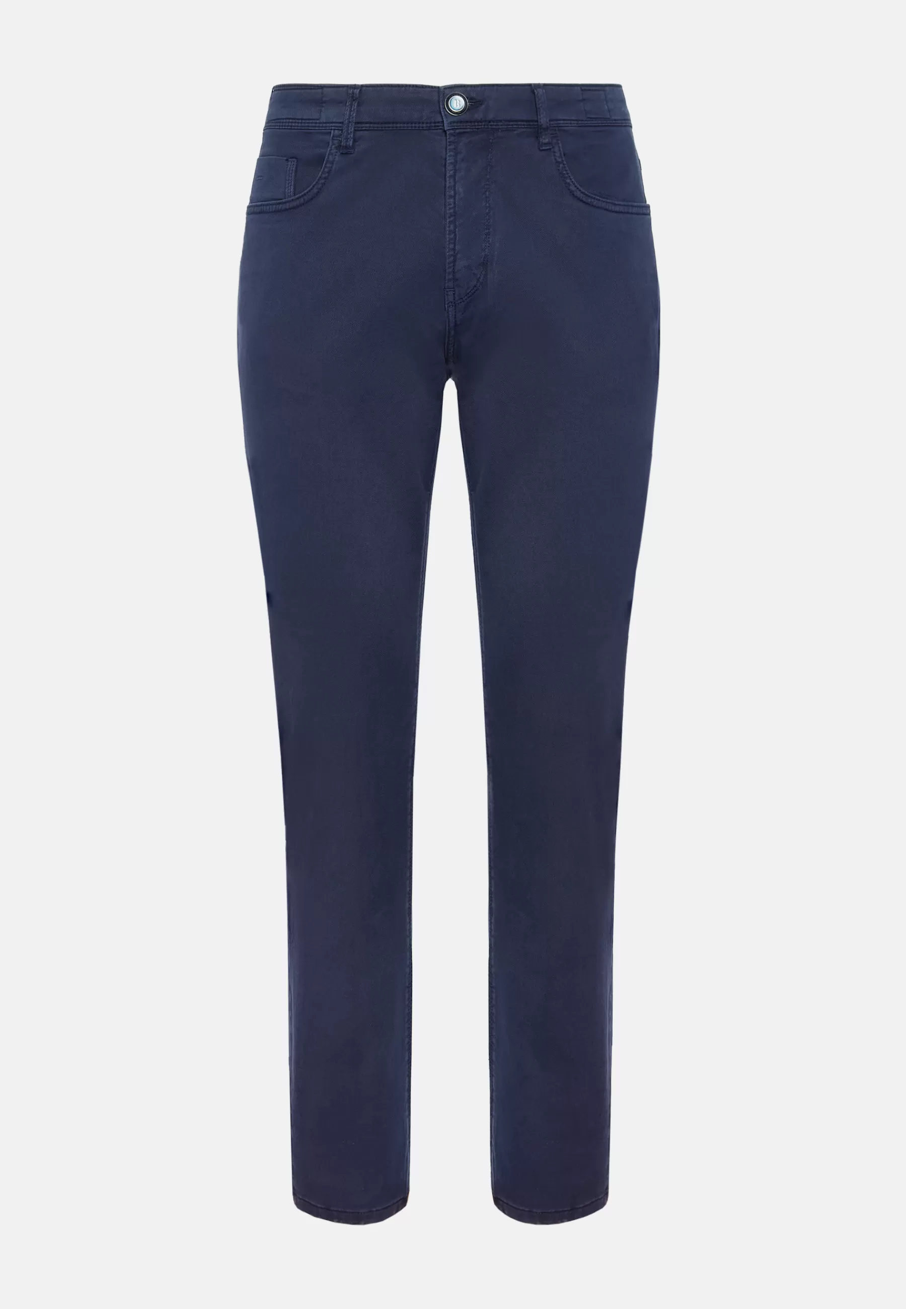 Pants^Boggi Milano Stretch Cotton/Tencel Jeans Navy blue