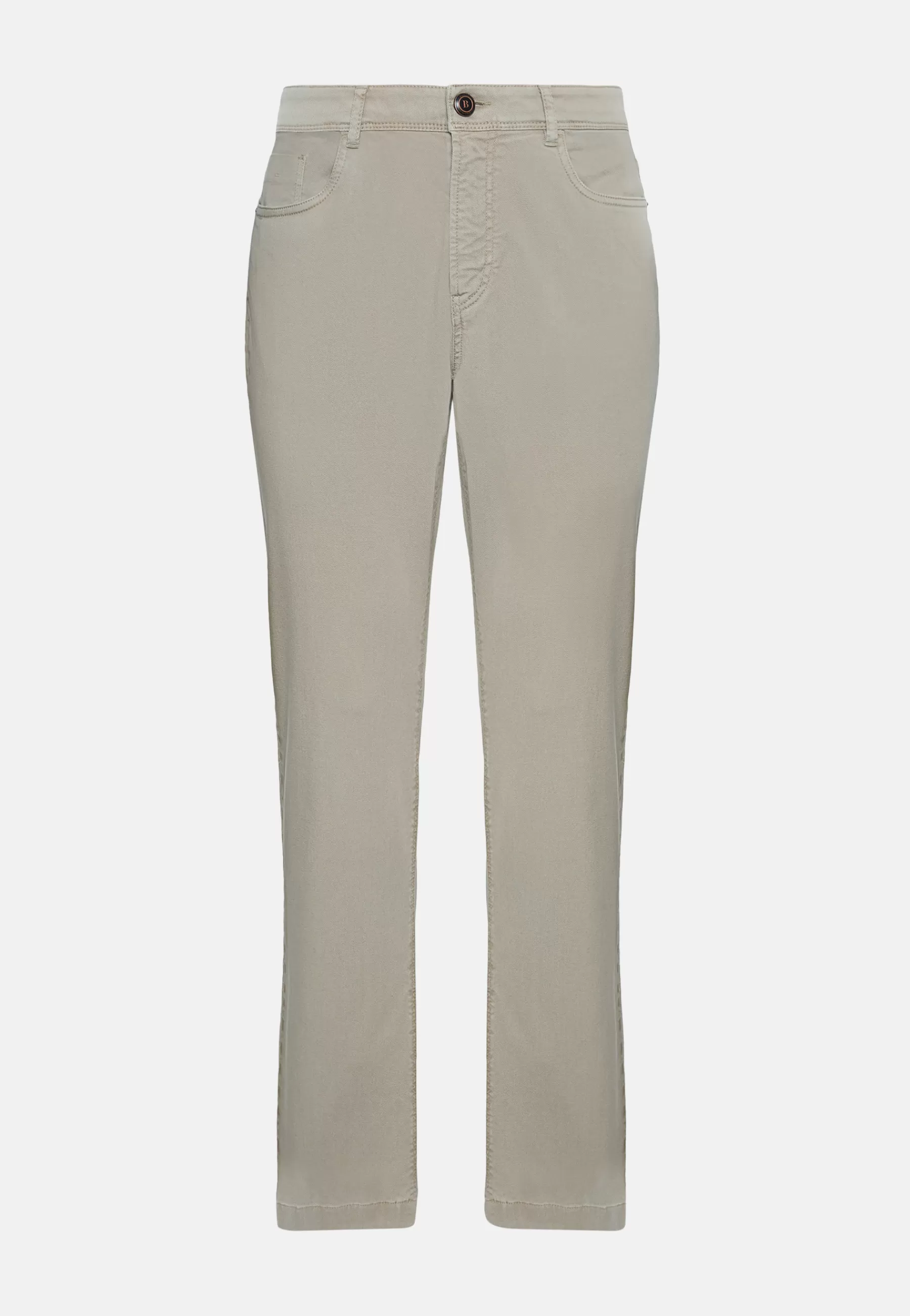 Pants^Boggi Milano Stretch Cotton/Tencel Jeans Beige