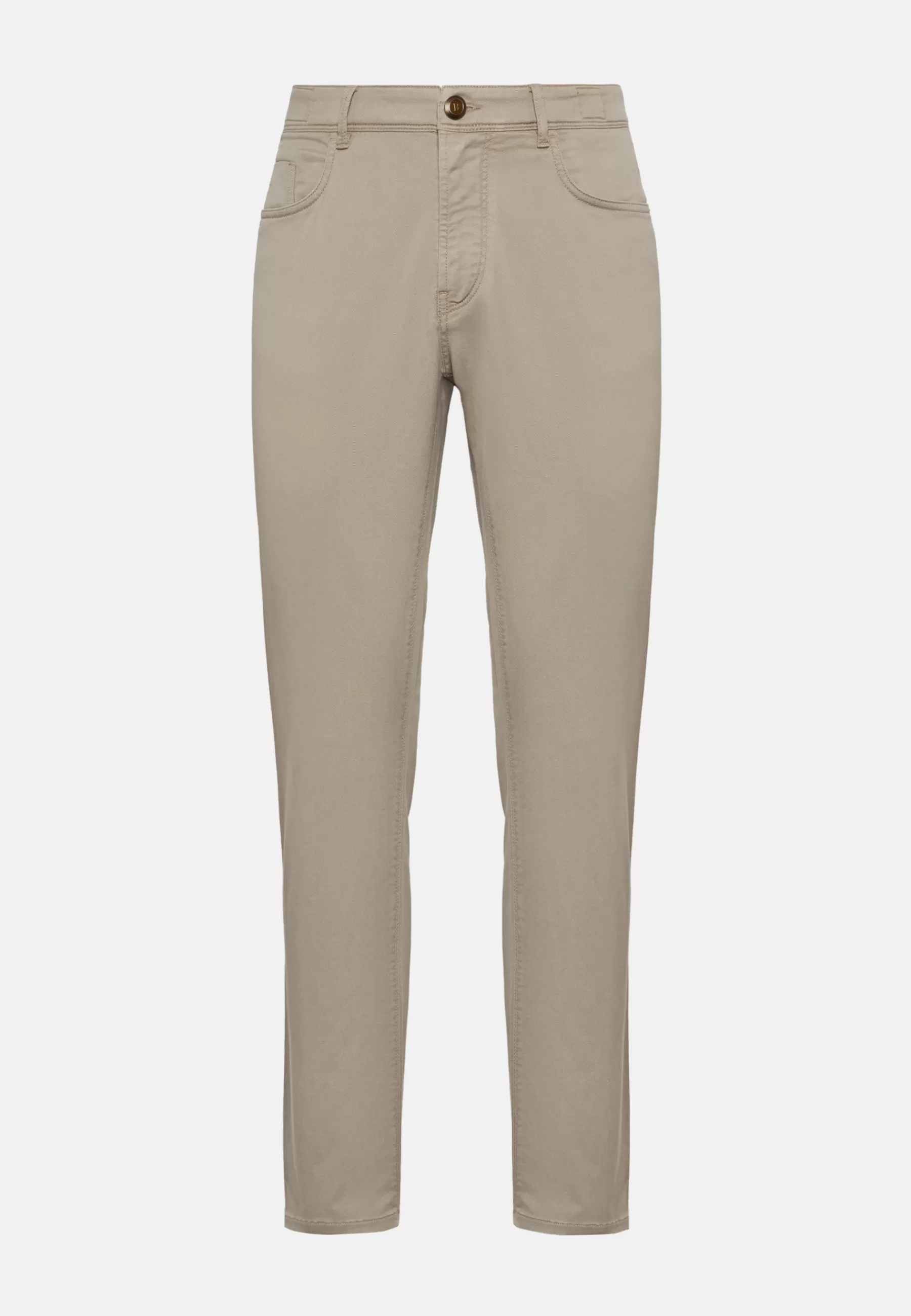 Pants^Boggi Milano Stretch Cotton/Tencel Jeans Taupe