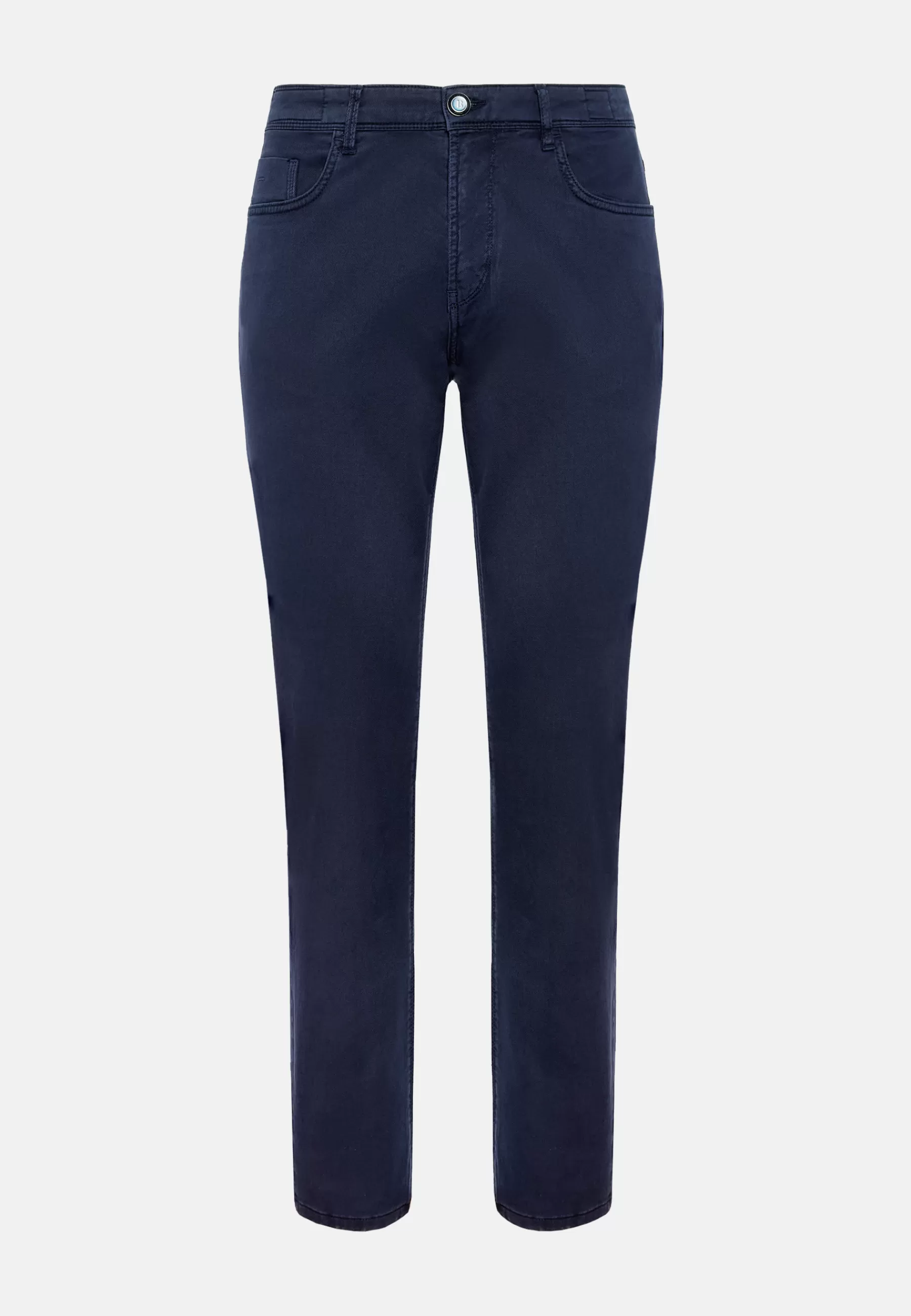 Pants^Boggi Milano Stretch Cotton/Tencel Jeans Navy blue